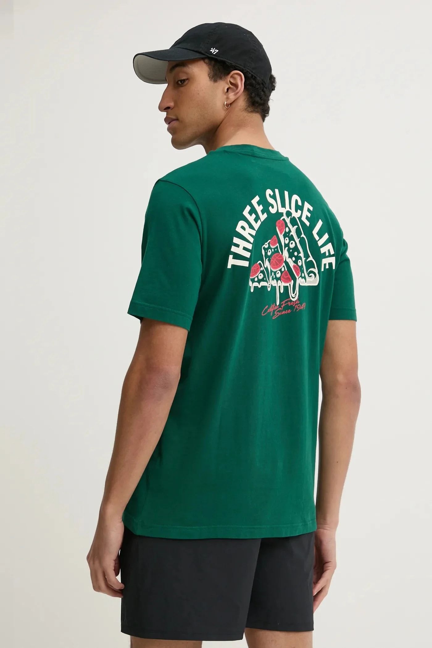 Хлопковая футболка M L PIZZA TEE