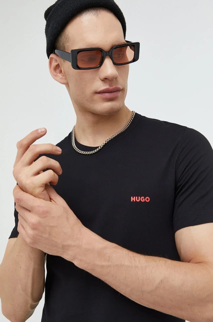 Комплект из 3 хлопковых футболок T-SHIRT RN TRIPLET P черный для мужчин