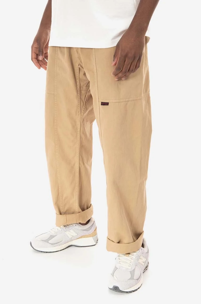 хлопковые брюки Gadget Pant коричневые для мужчин