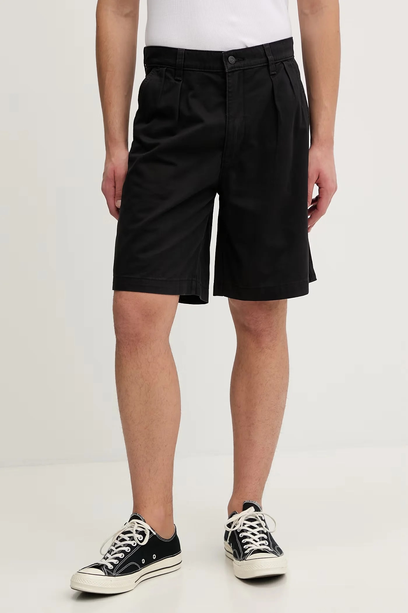 Хлопковые шорты BAGGY ПЛИССИРОВАННЫЕ