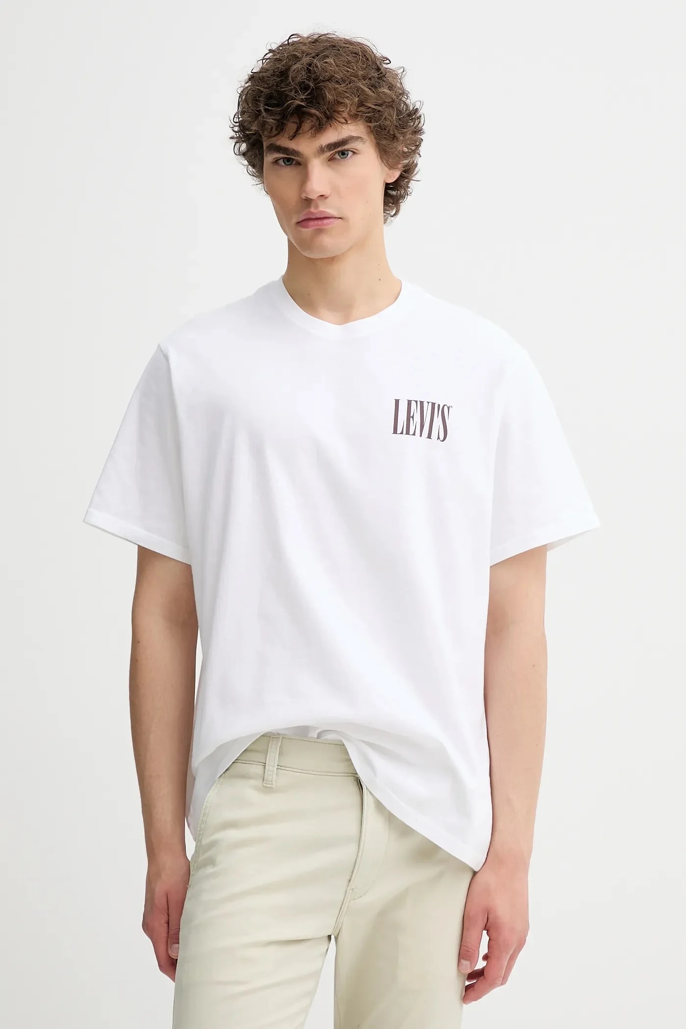 SS RELAXED FIT TEE хлопковая футболка белая для мужчин