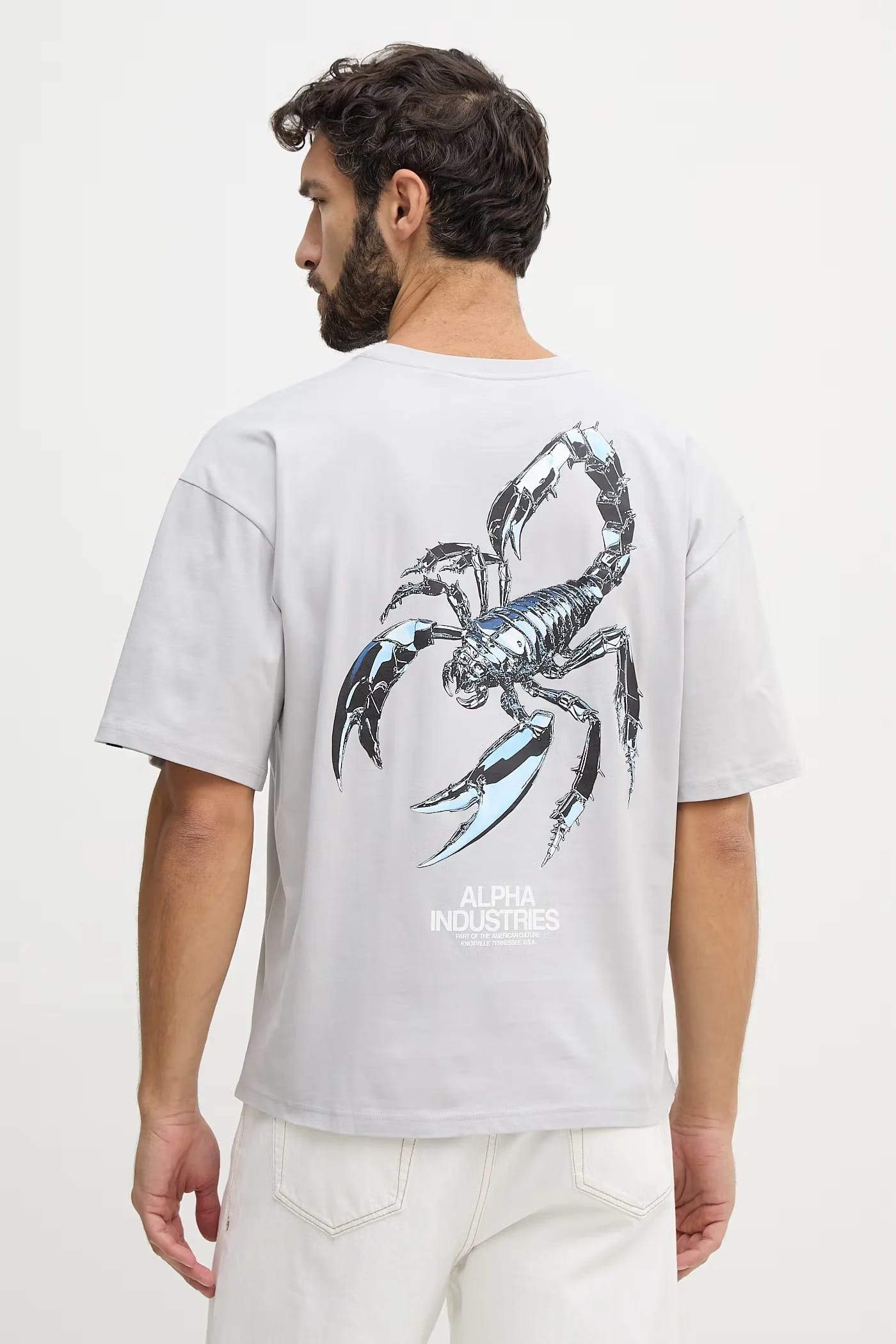Хлопковая футболка «Scorpion Cyborg»