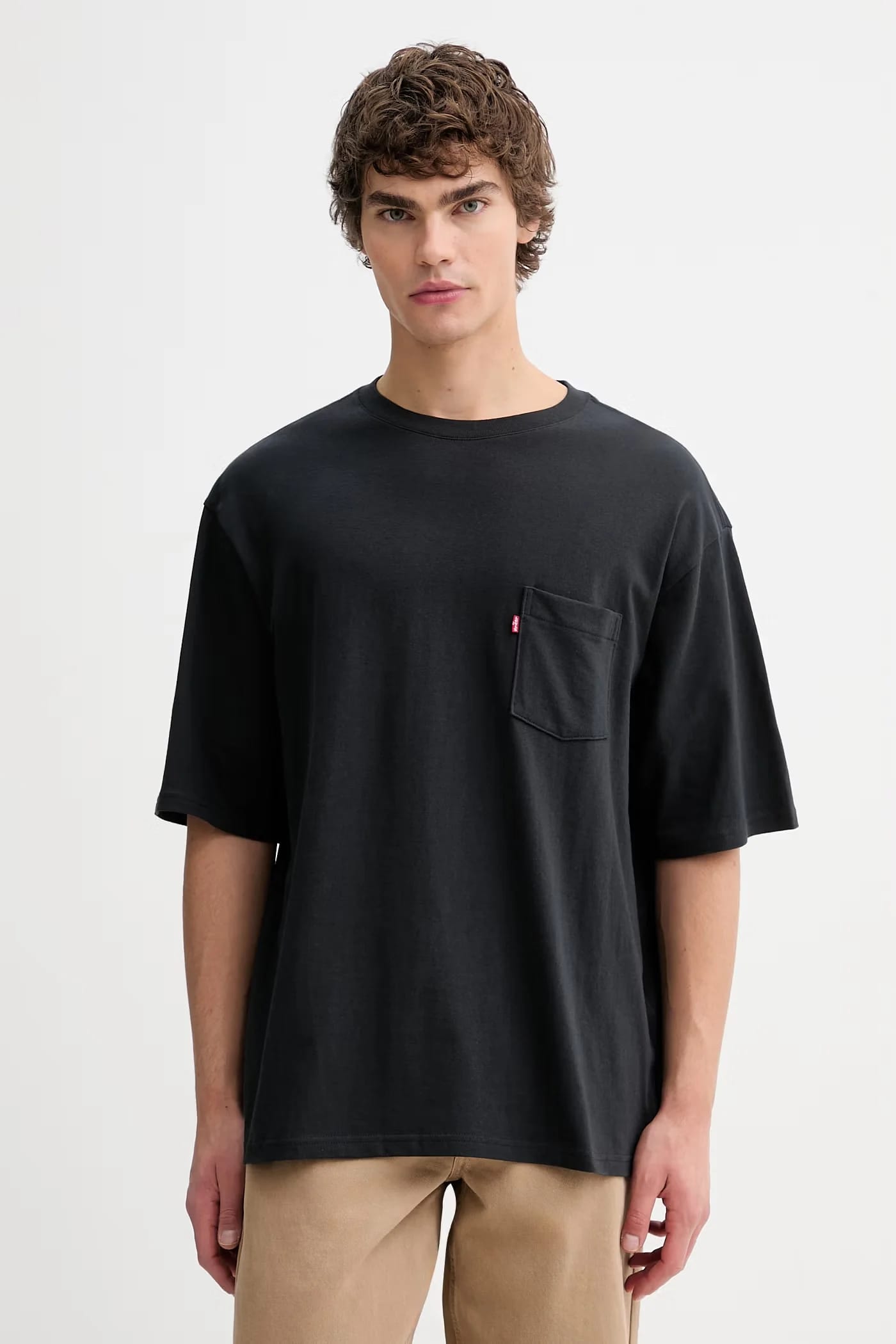 Хлопковая футболка HALF SLV PKT