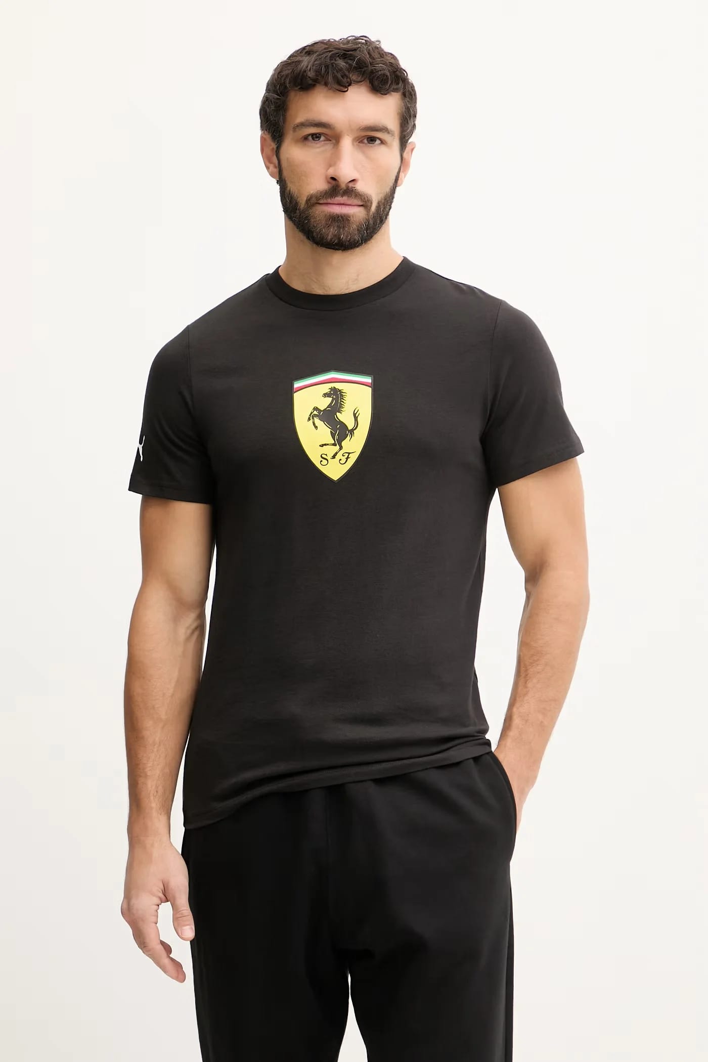 Хлопковая футболка Ferrari