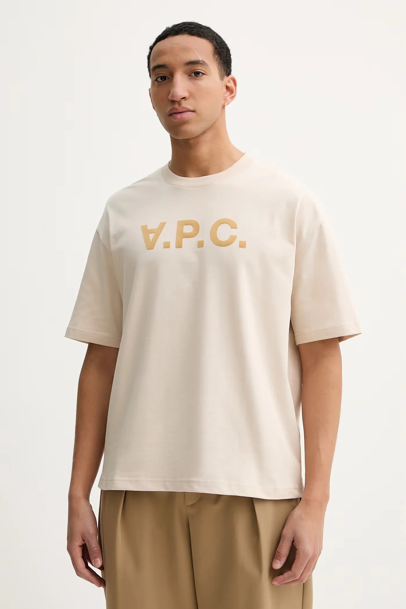 Хлопковая ФУТБОЛКА ФУТБОЛКА AMPLE MANCHES COURTES VPC
