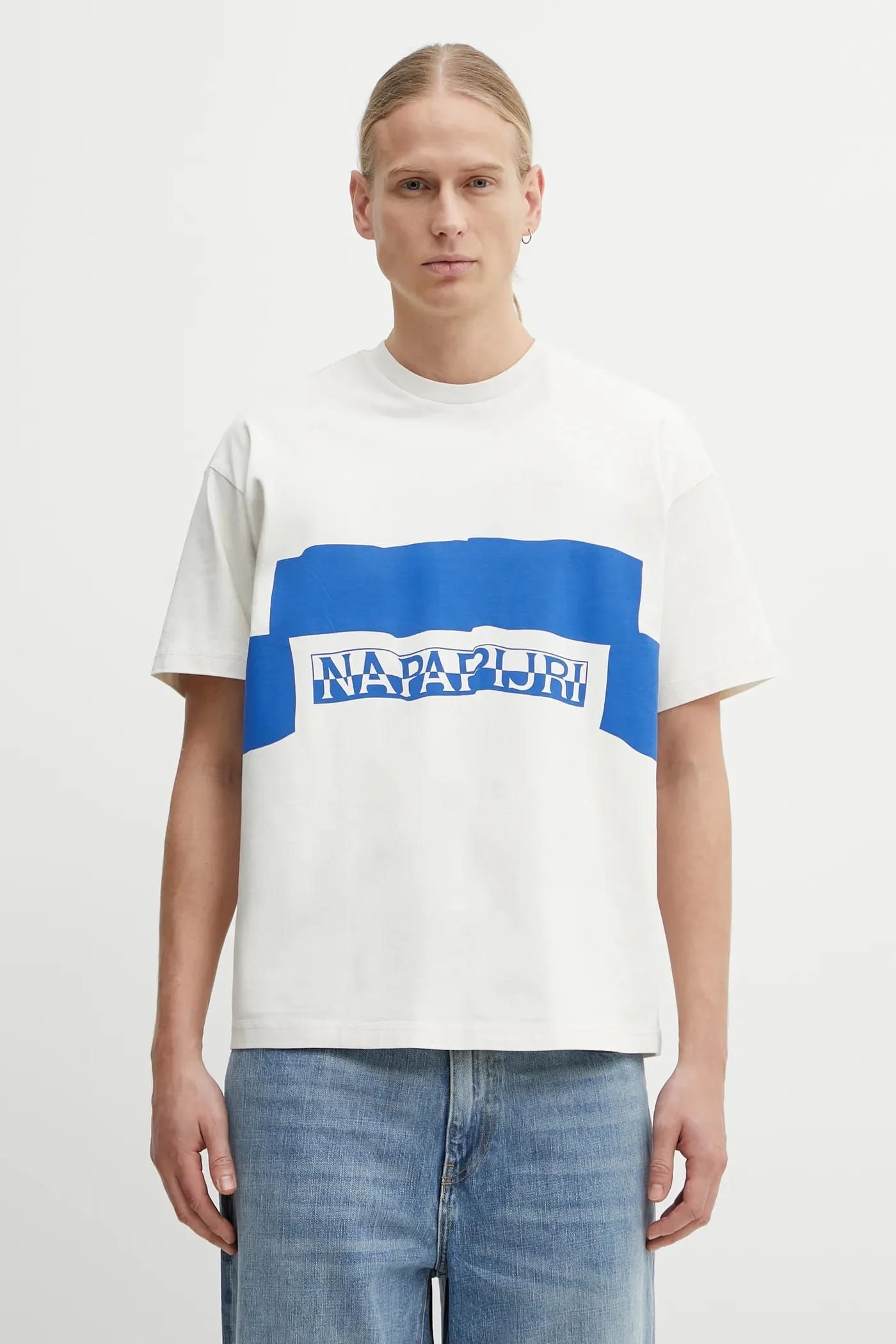 Хлопковая футболка Napapijri x Martine Rose