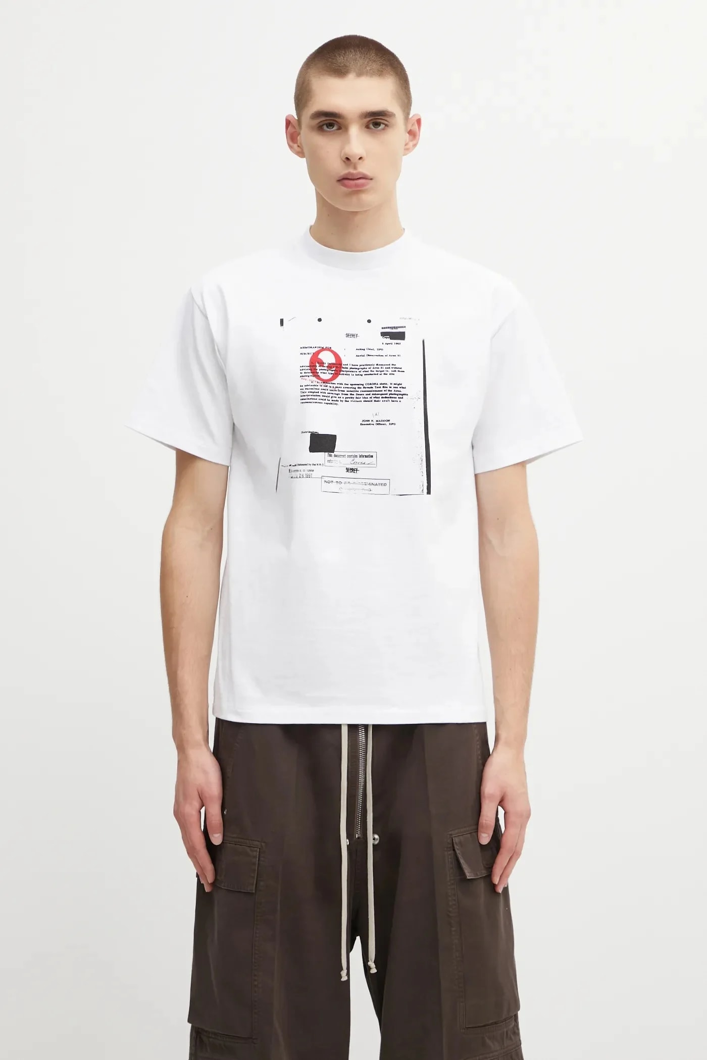 Хлопковая футболка Redacted SS Tee