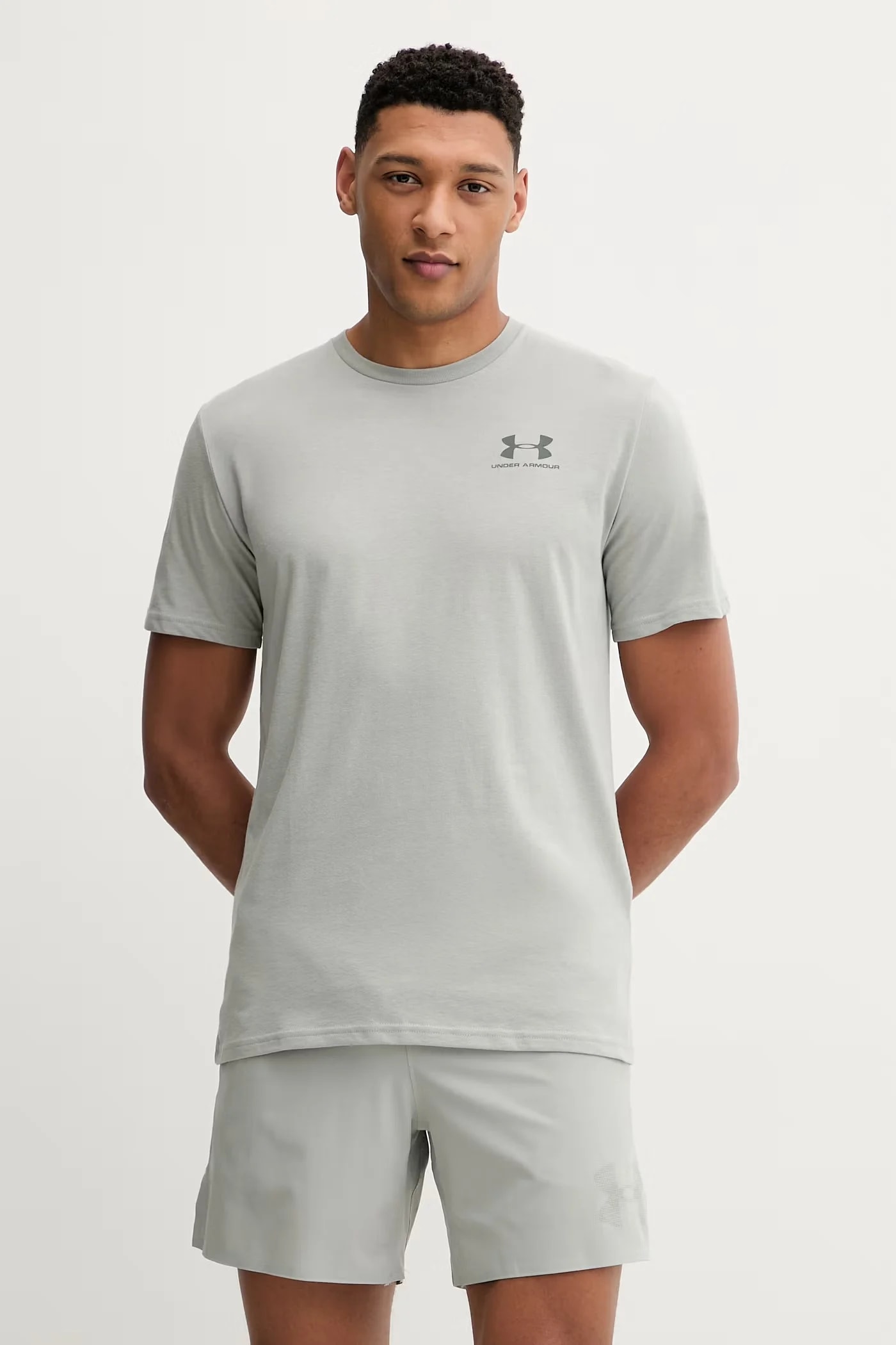 SPORTSTYLE LEFT CHEST мужская хлопковая тренировочная футболка