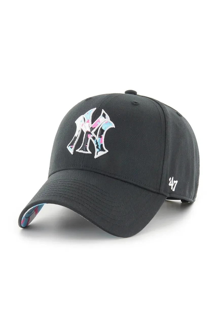 Бейсбольная кепка MLB New York Yankees черная для мужчин