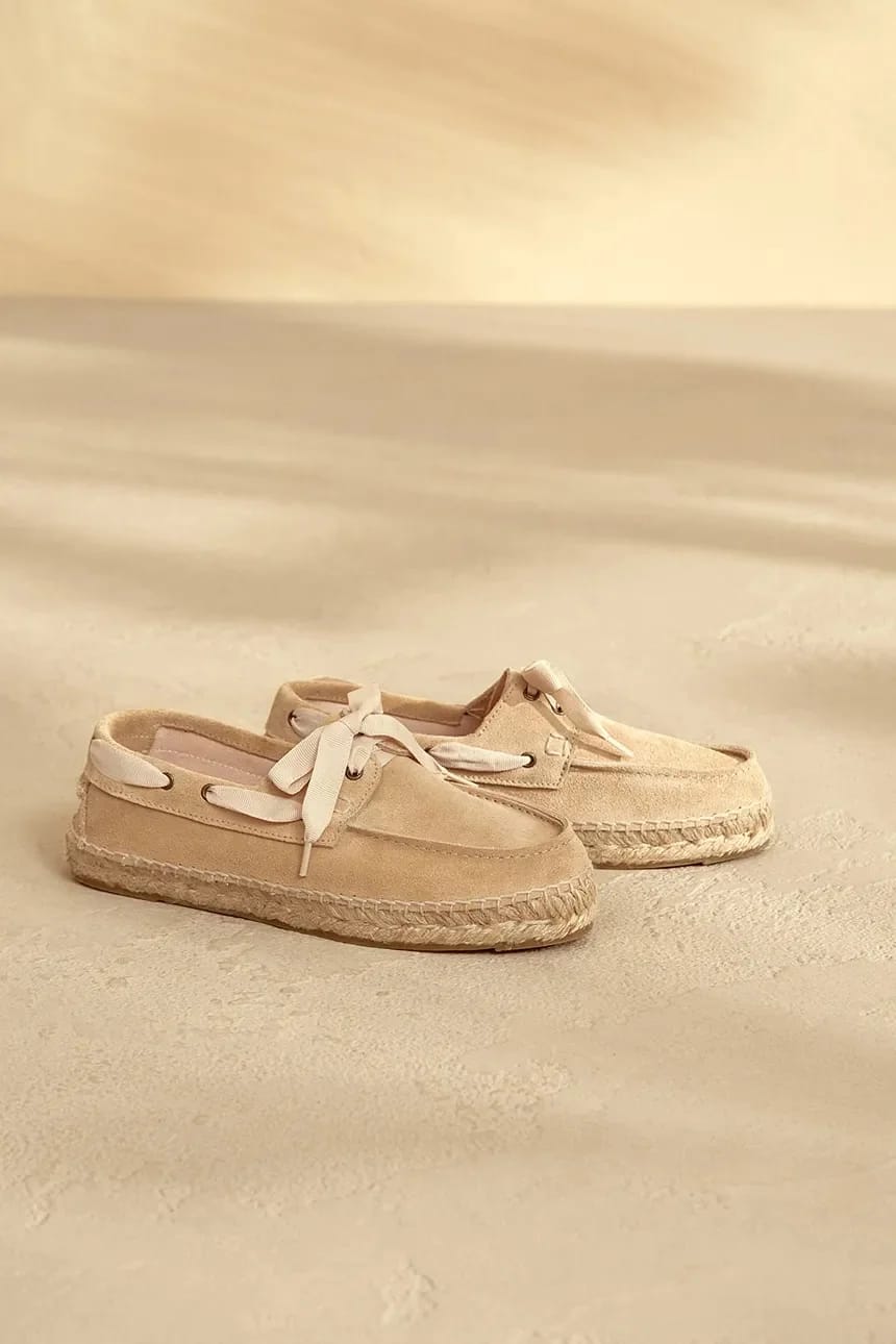 Hamptons Boat-Shoes Эспадрильи замшевые мокасины