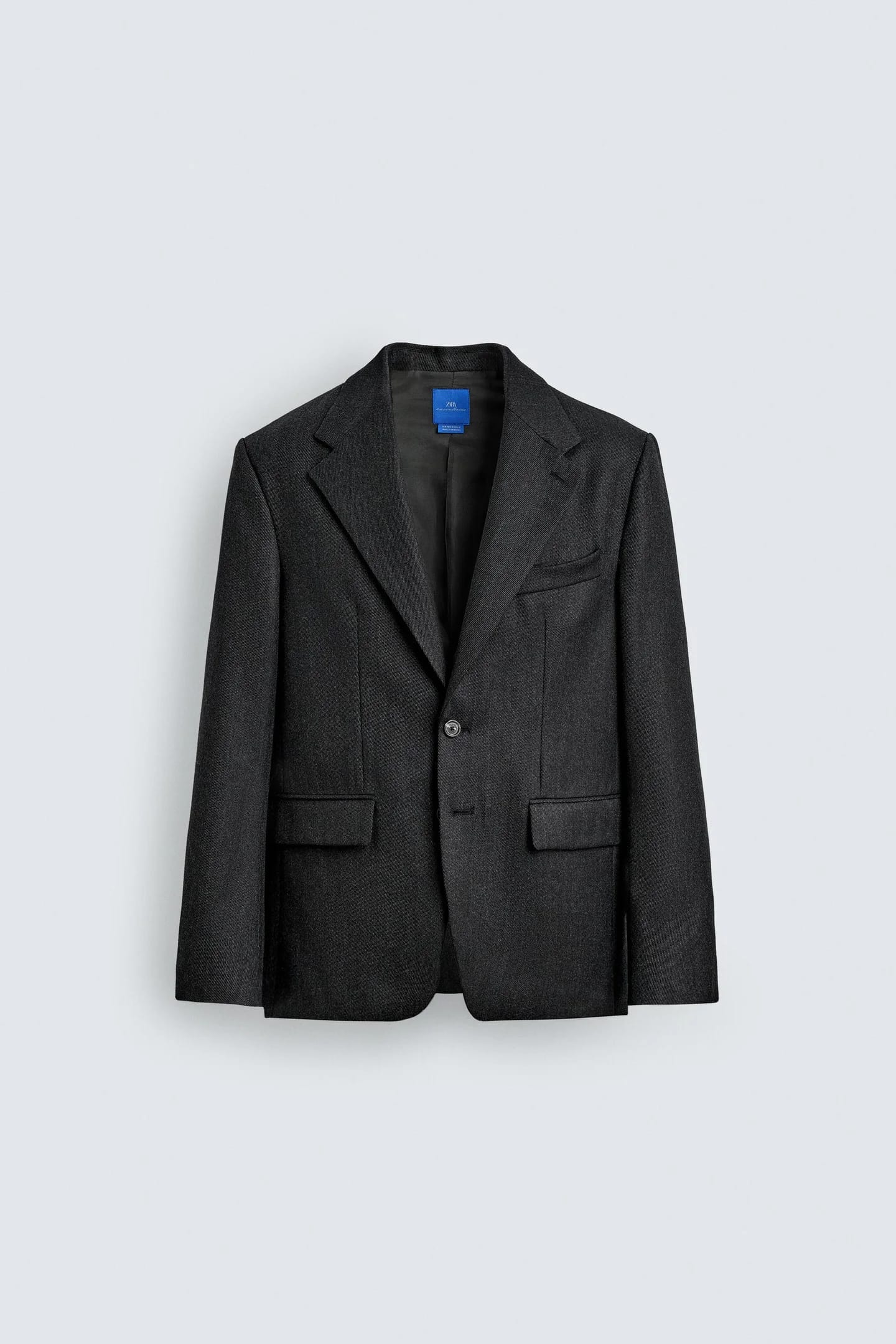 ПИДЖАК ИЗ 100% ШЕРСТИ САРЖИ AARON LEVINE X Zara