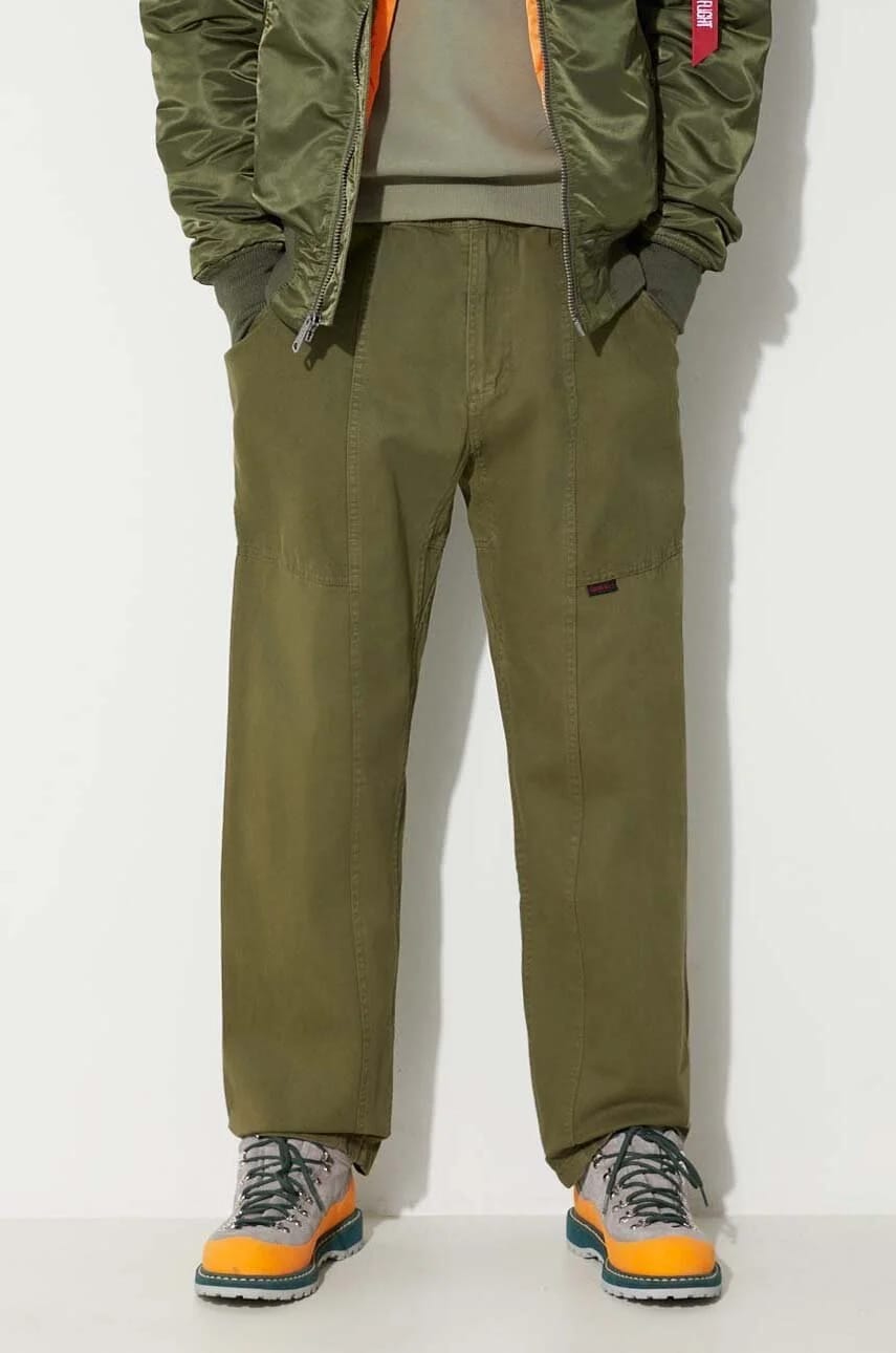 хлопковые брюки Gadget Pant зеленые для мужчин