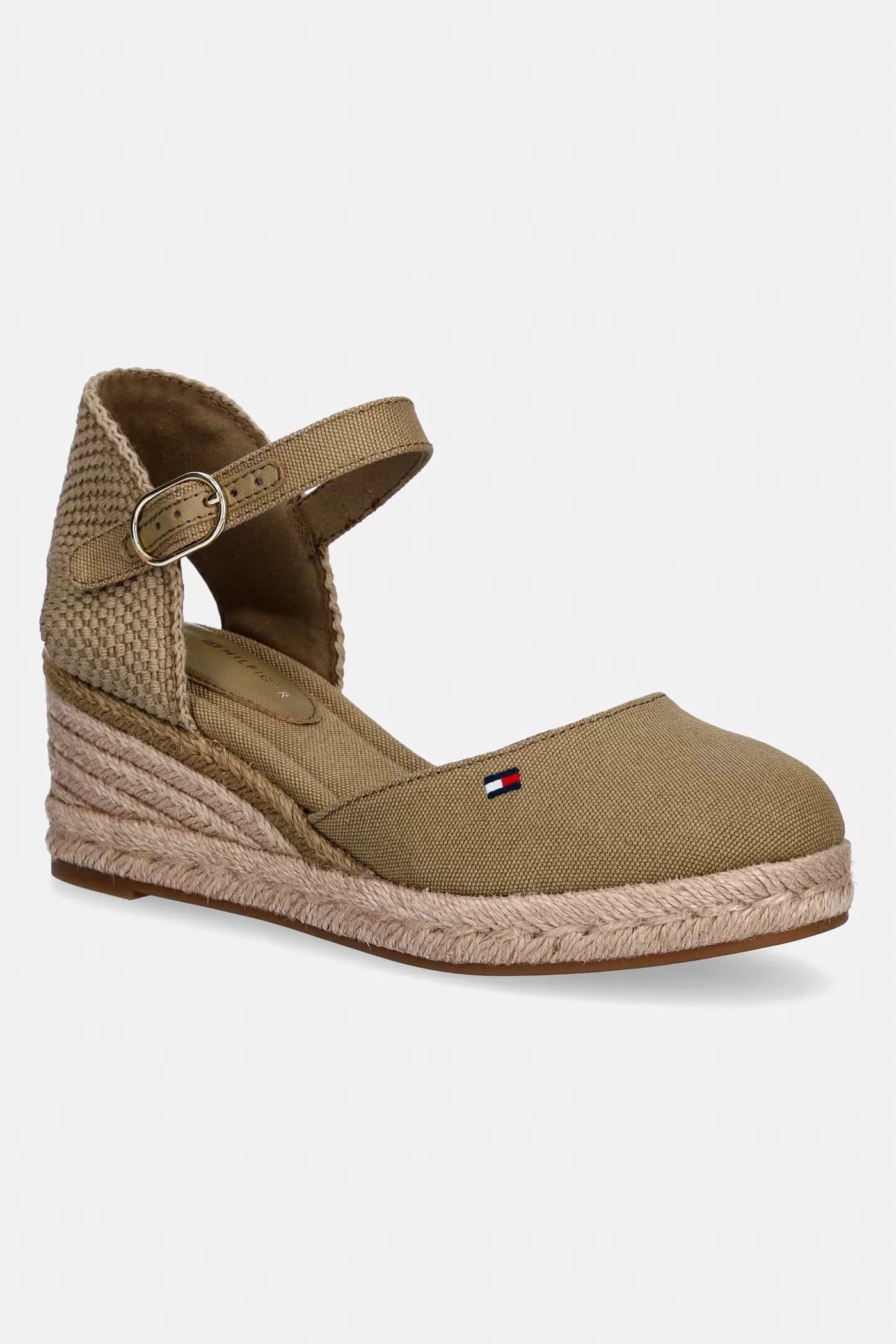 Женские эспадрильи MID WEDGE ESPAD CLOSED TOE зеленый для женщин