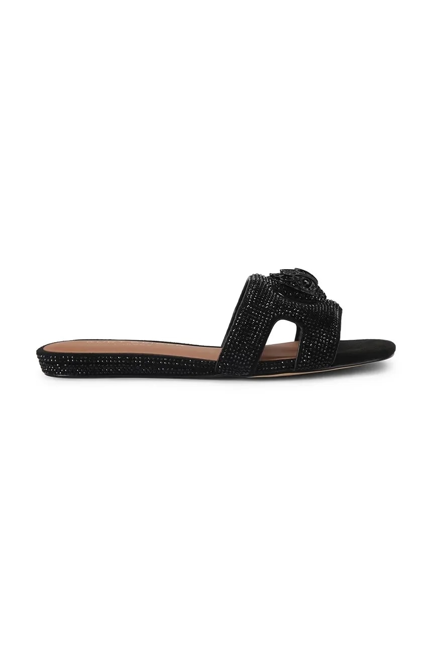 Женские шлепанцы на плоской подошве Eagle Cut Out Flat Sdl