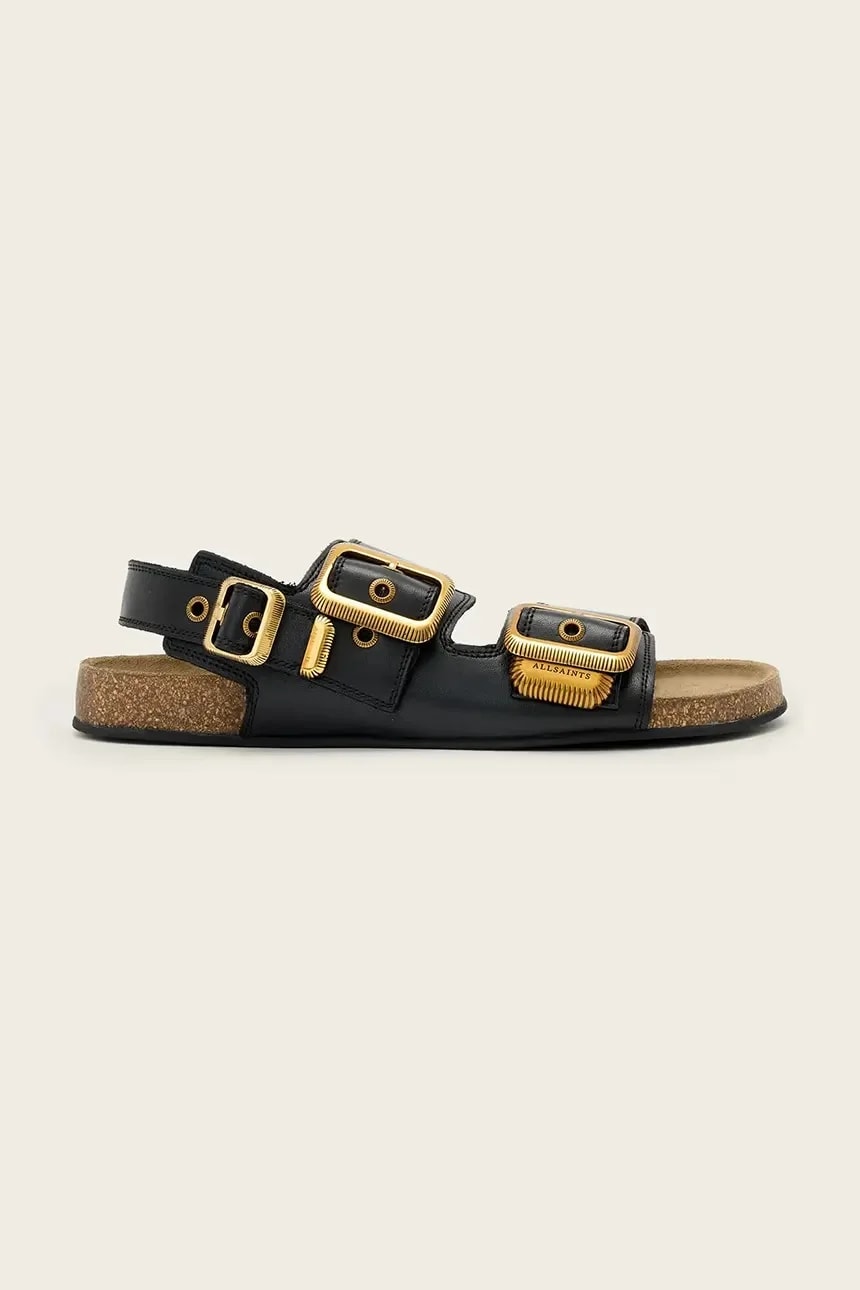 Женские кожаные сандалии на плоской подошве Staffa Sandal
