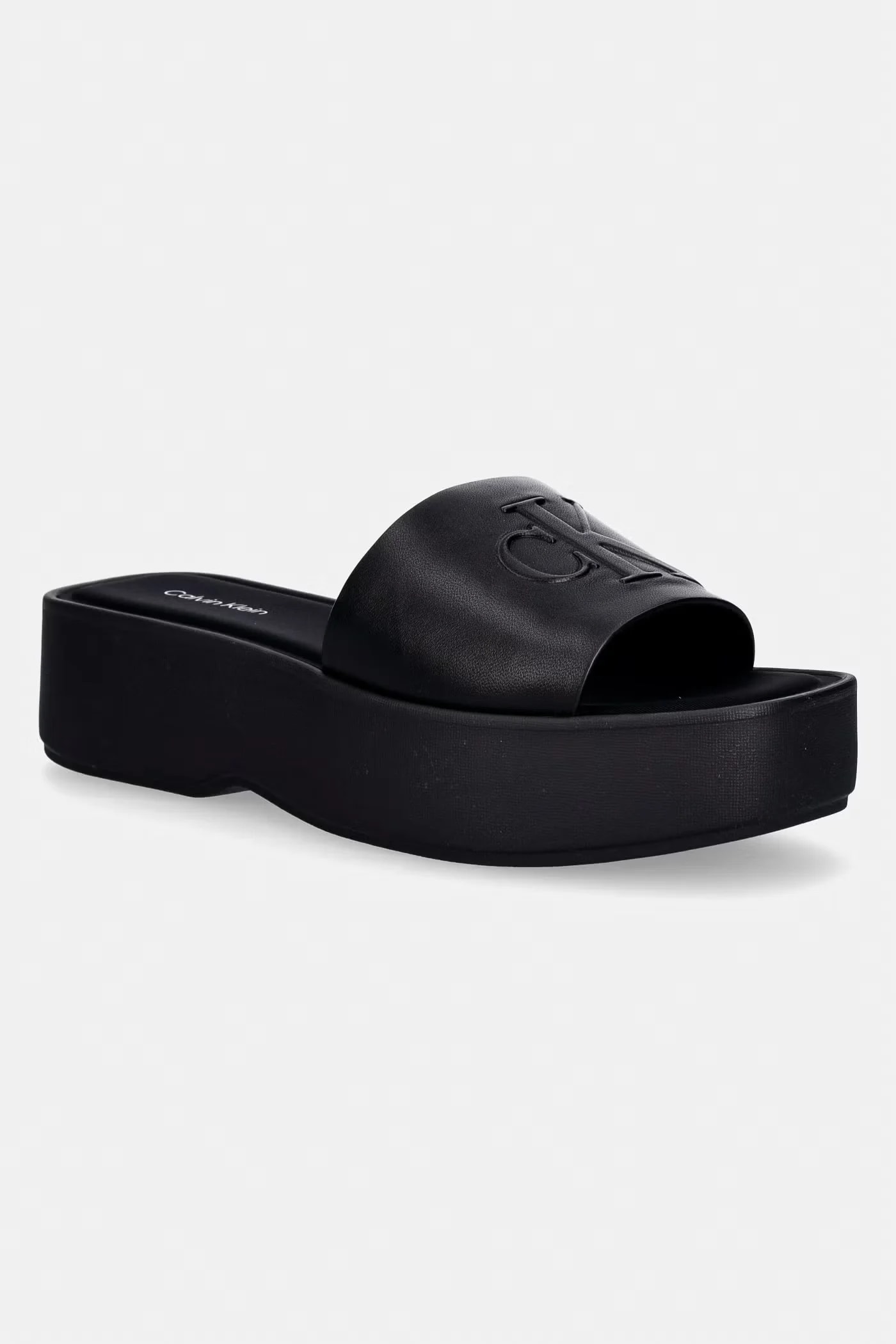 Женские кожаные шлепанцы FLATF SNDL LTH MG