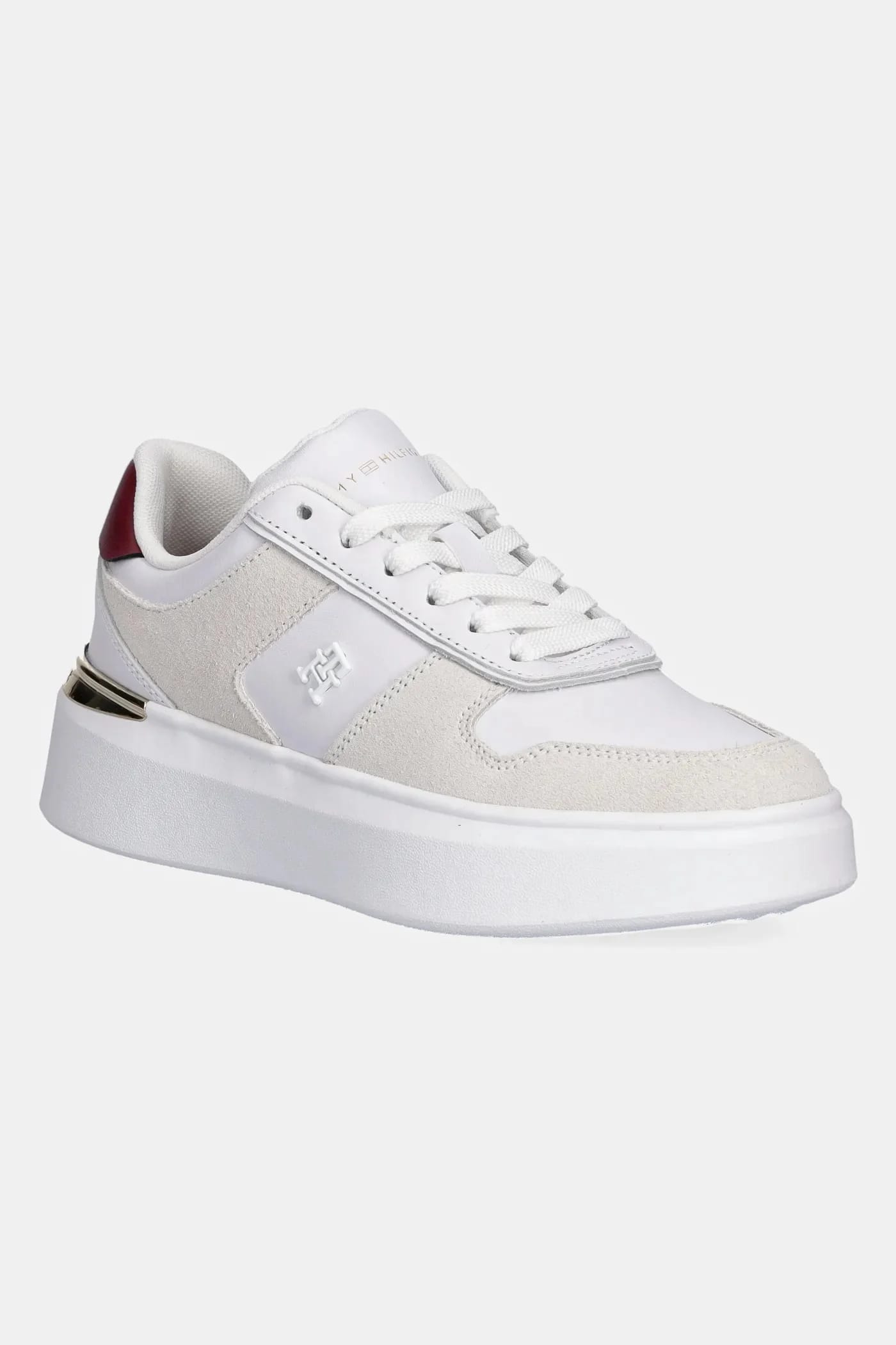 Кроссовки TH FASHION COURT MIX SNEAKER кожаные