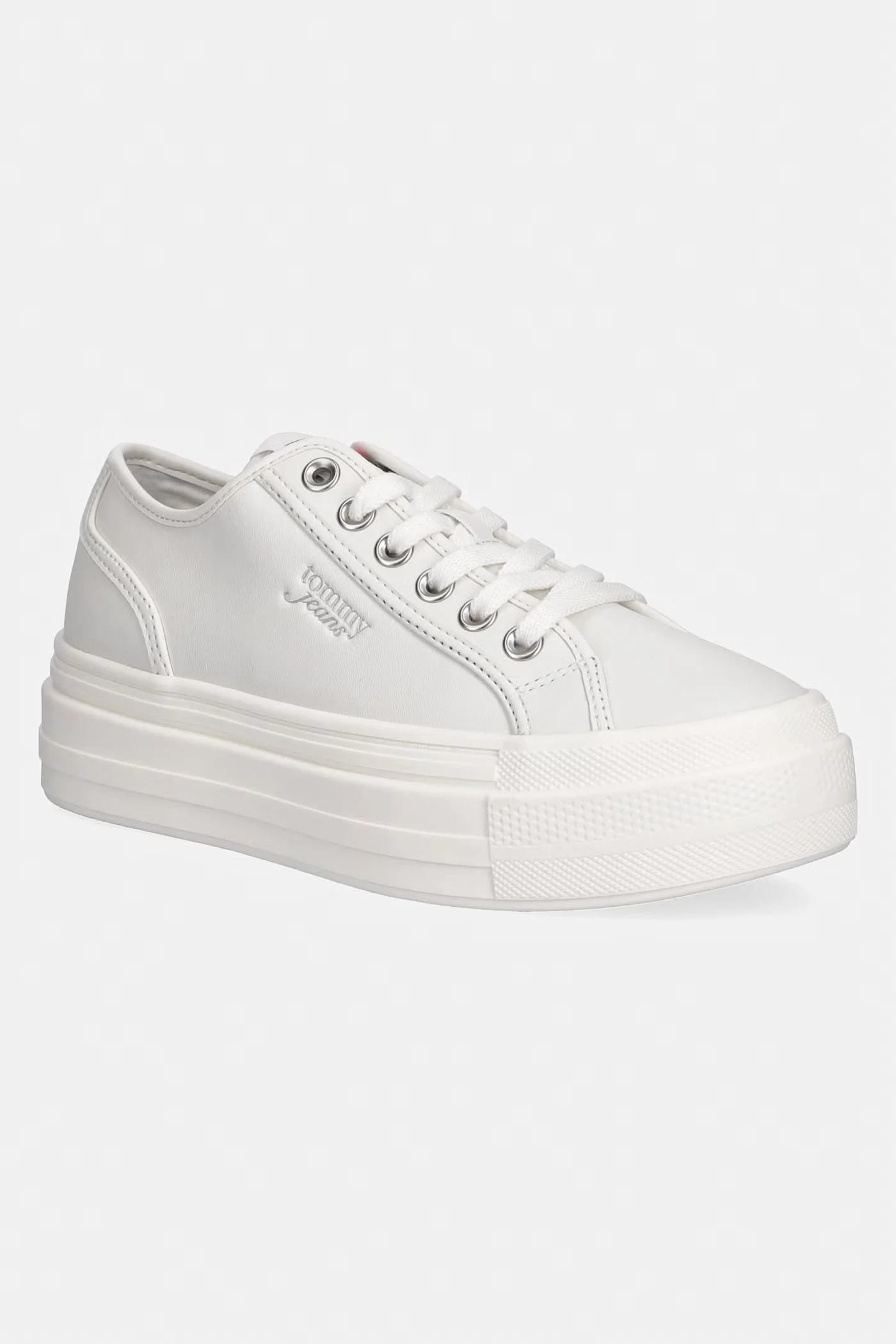 TJW FLATFORM SNEAKER LTR женские кожаные кроссовки