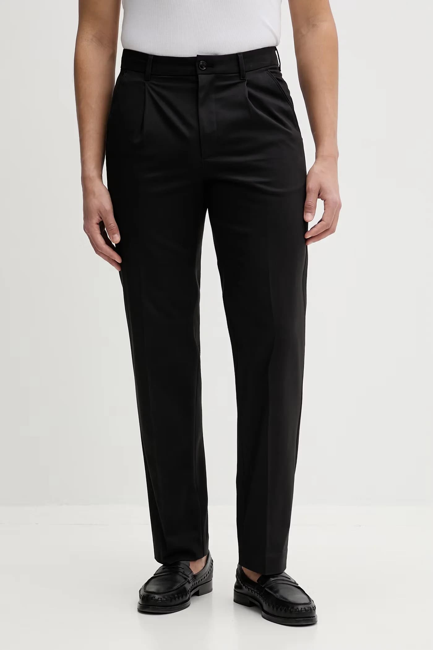 Мужские прямые брюки из хлопка