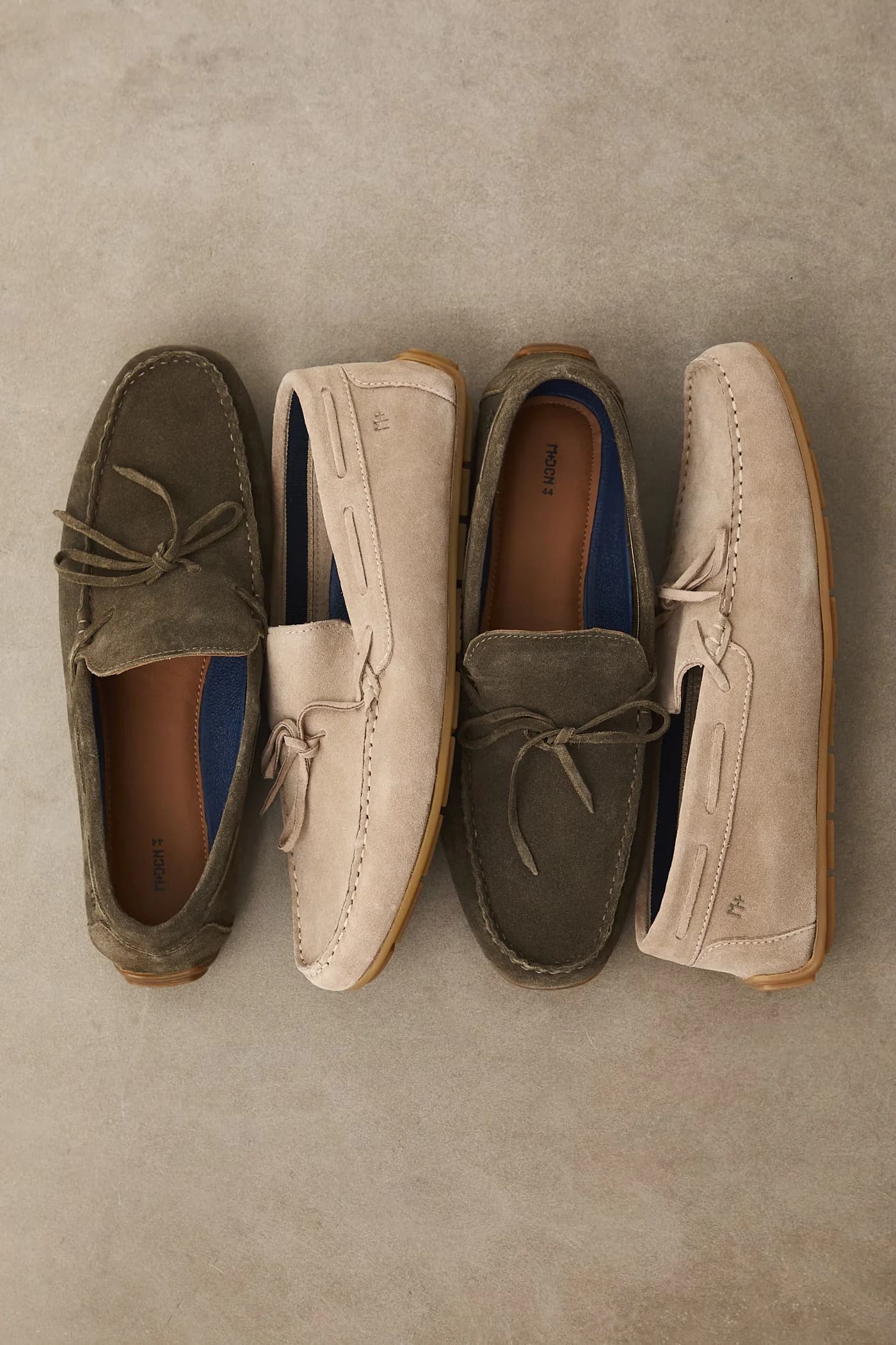 Мужские замшевые мокасины