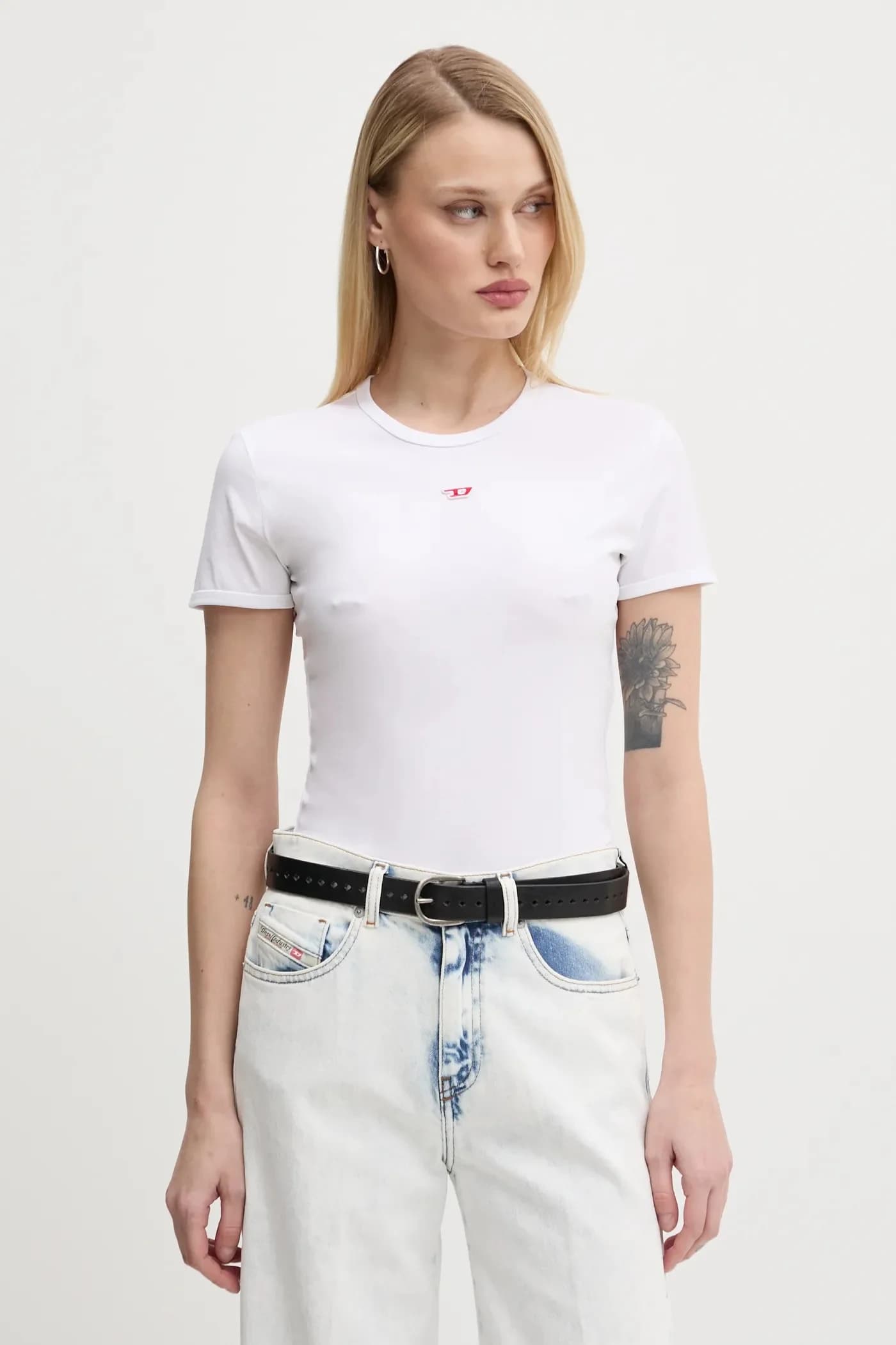 Хлопковая футболка T-UNCUTIE-LONG-D ФУТБОЛКА