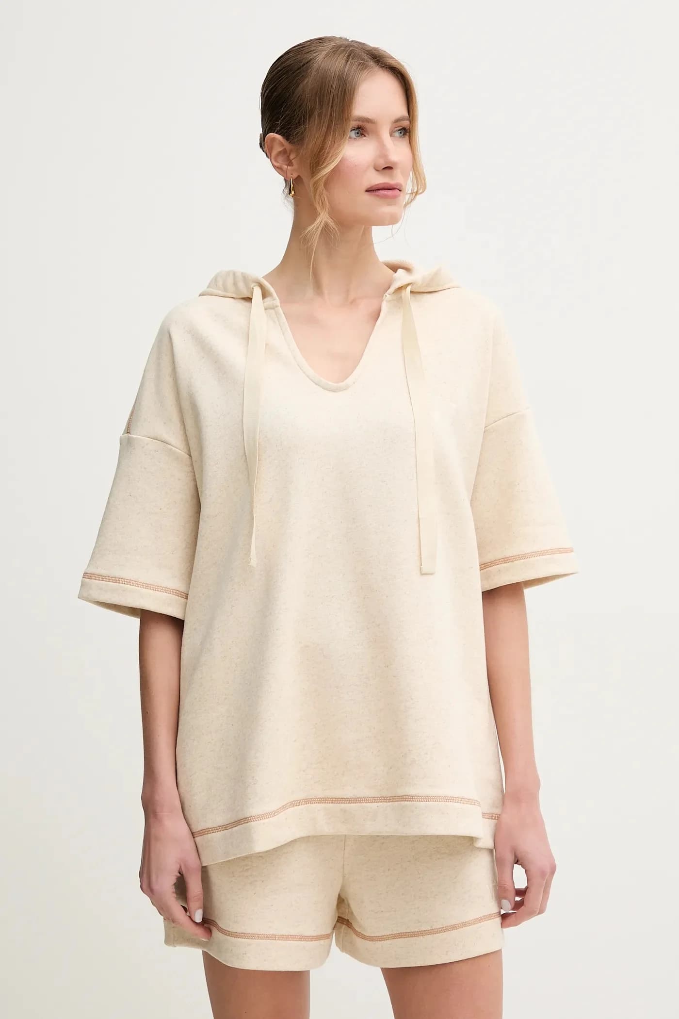 Толстовка из смесового льна