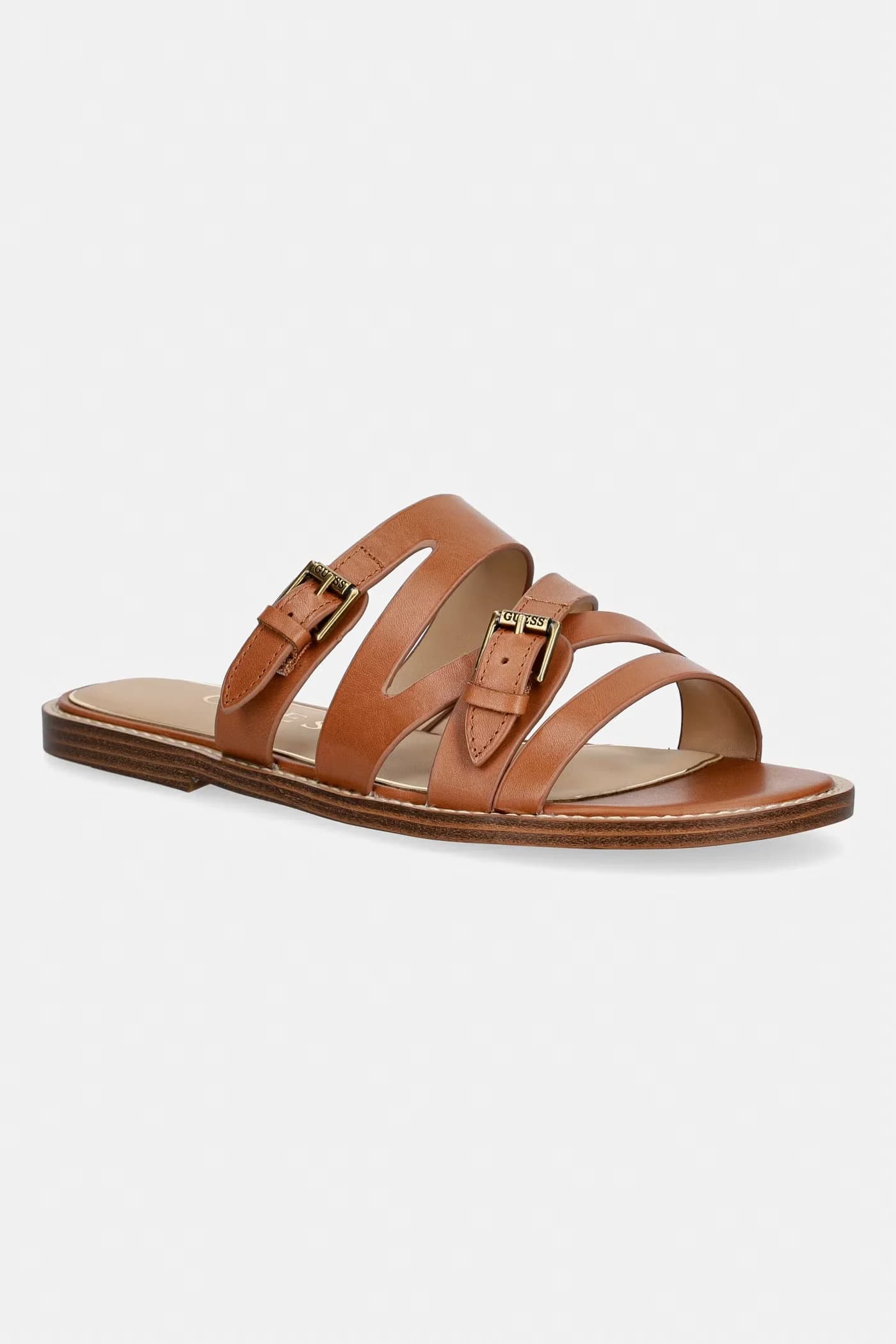 Женские кожаные шлепанцы GREYDEN