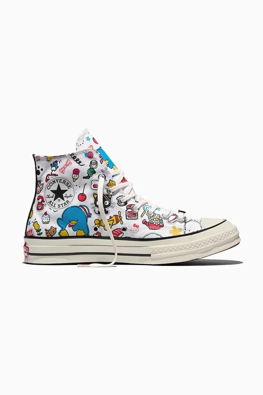 Converse x Hello Kitty Chuck 70 HI женские кроссовки