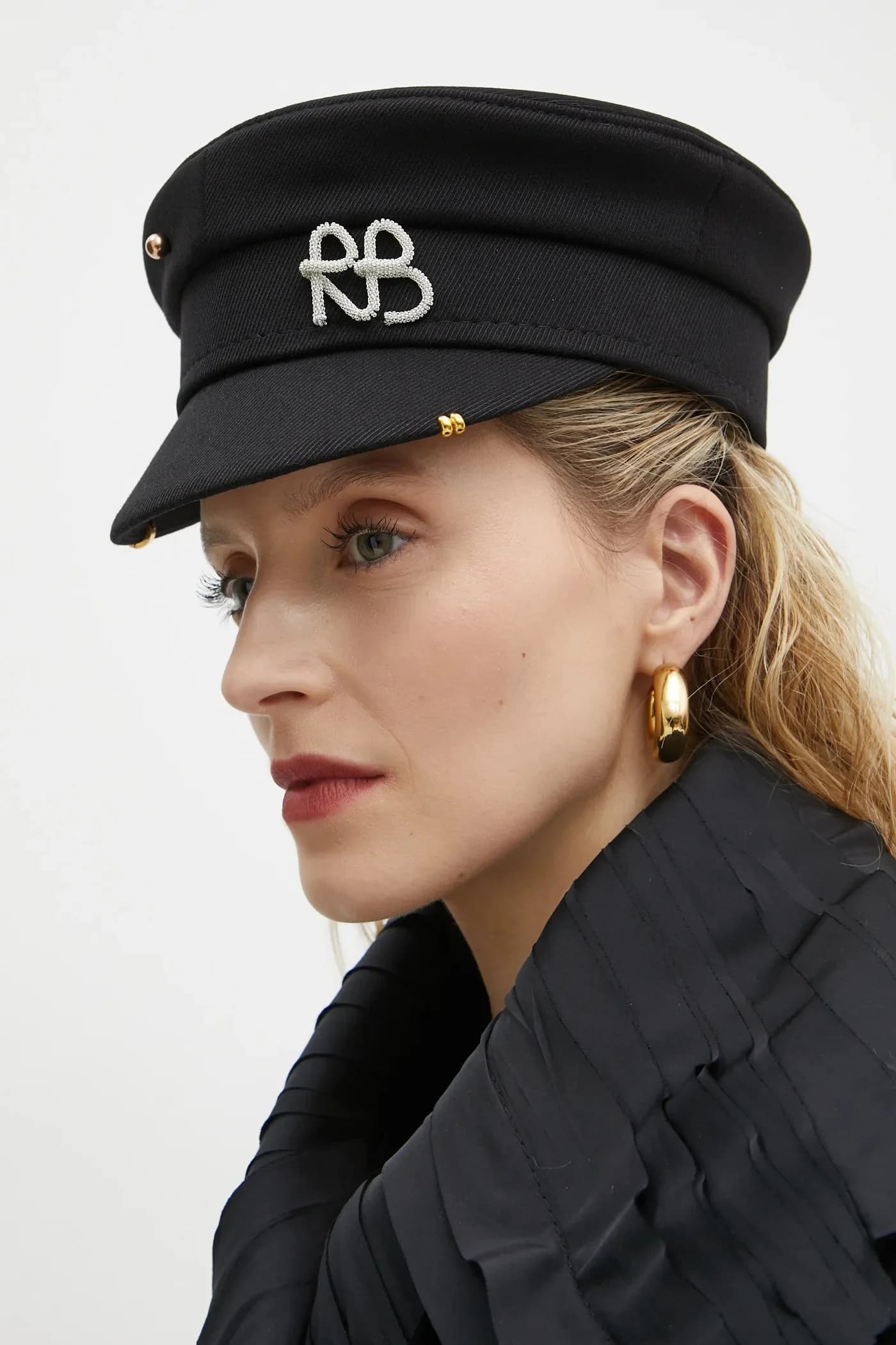 RUSLAN BAGINSKIY Кепка Baker Boy с пирсингом