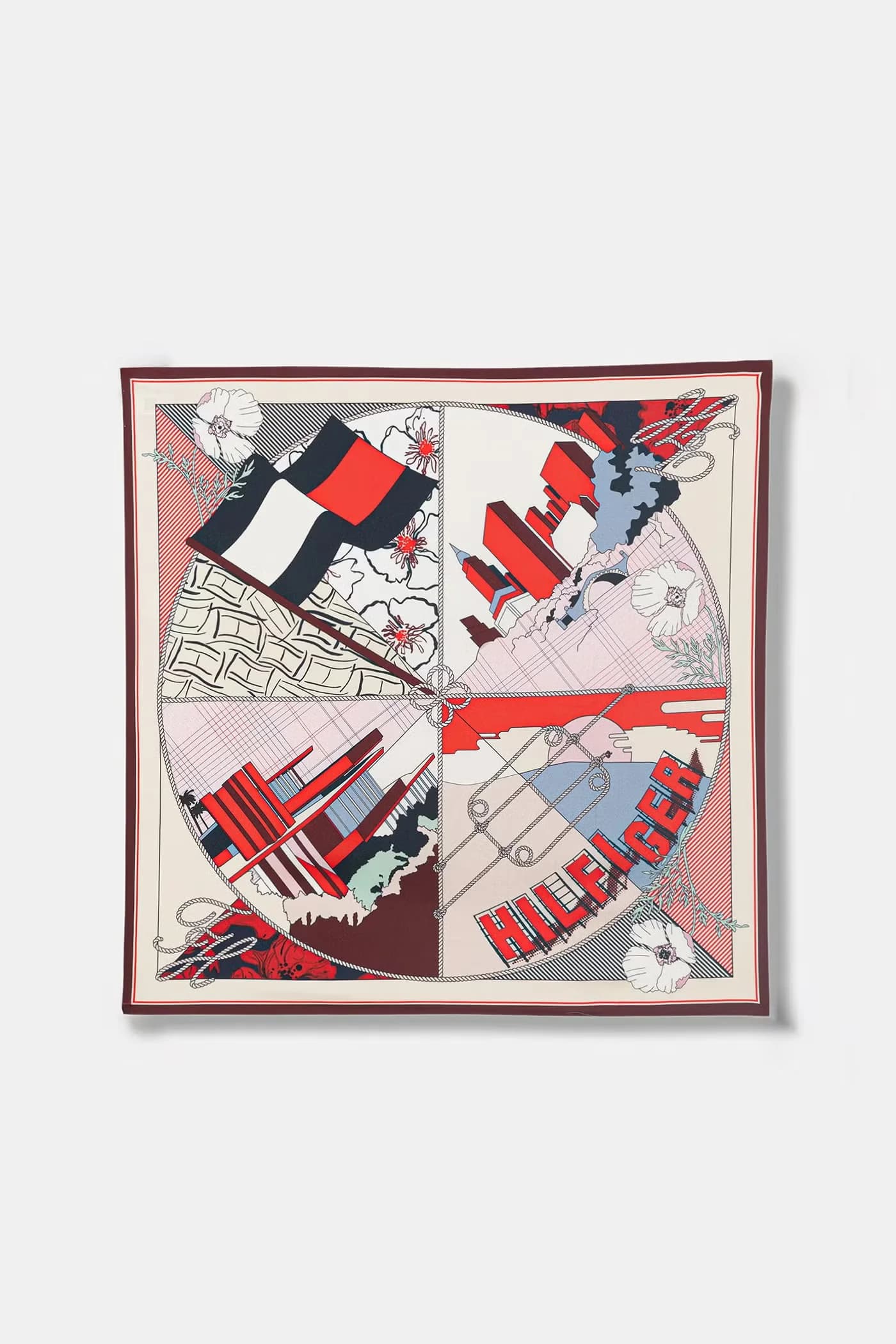 Женский шелковый шарф