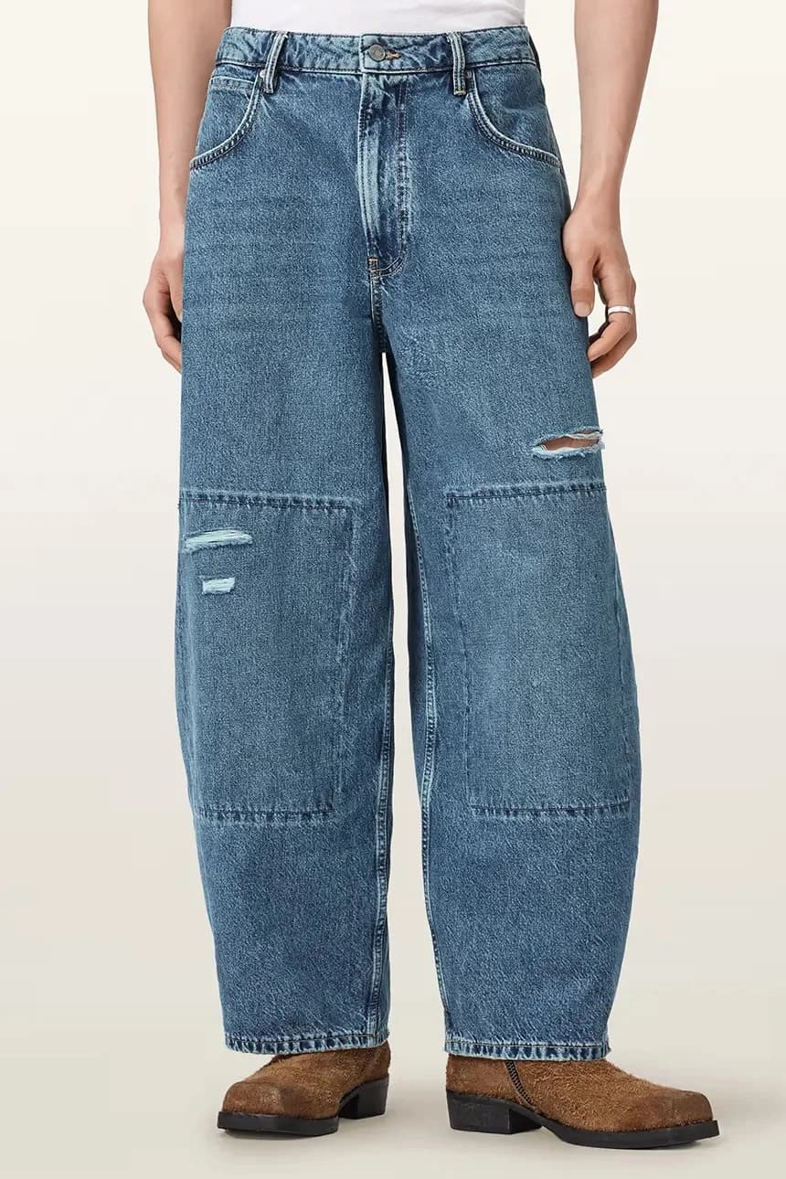 Мужские джинсы-бочонки BARREL SLOUCH