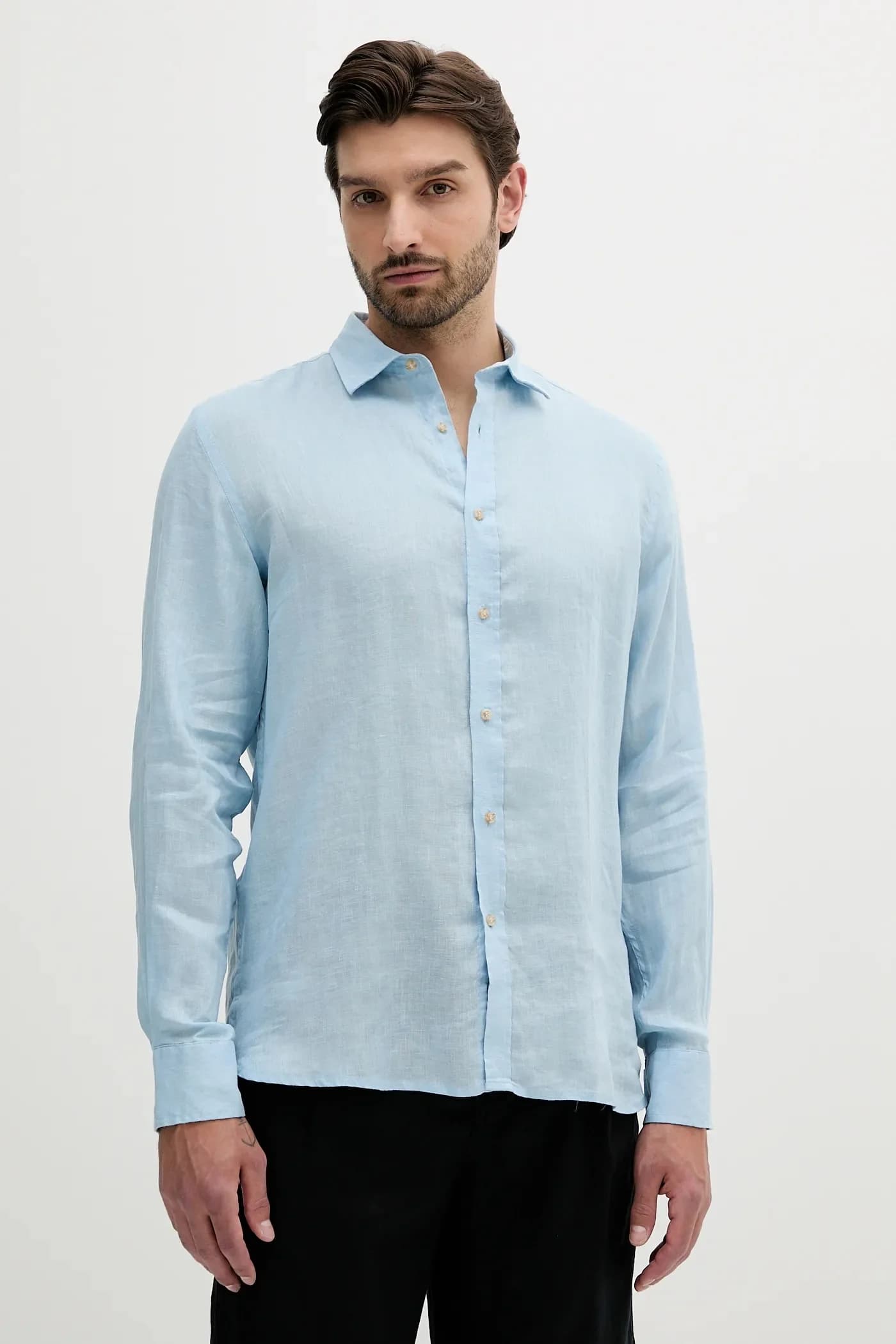 Льняная рубашка