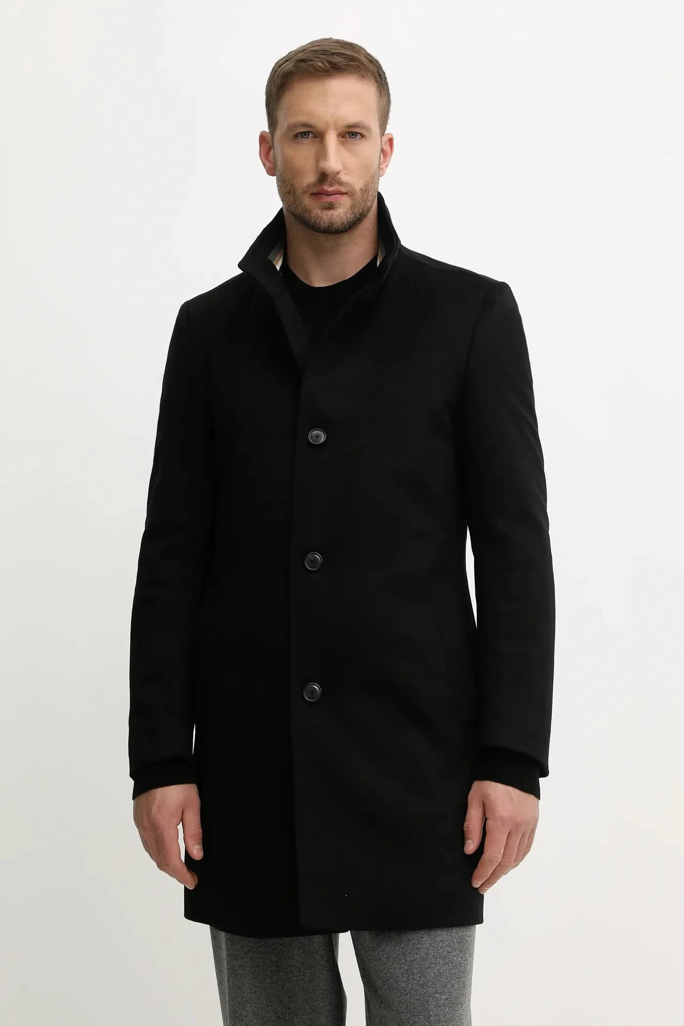 Шерстяное пальто H-Hyde-SU-254