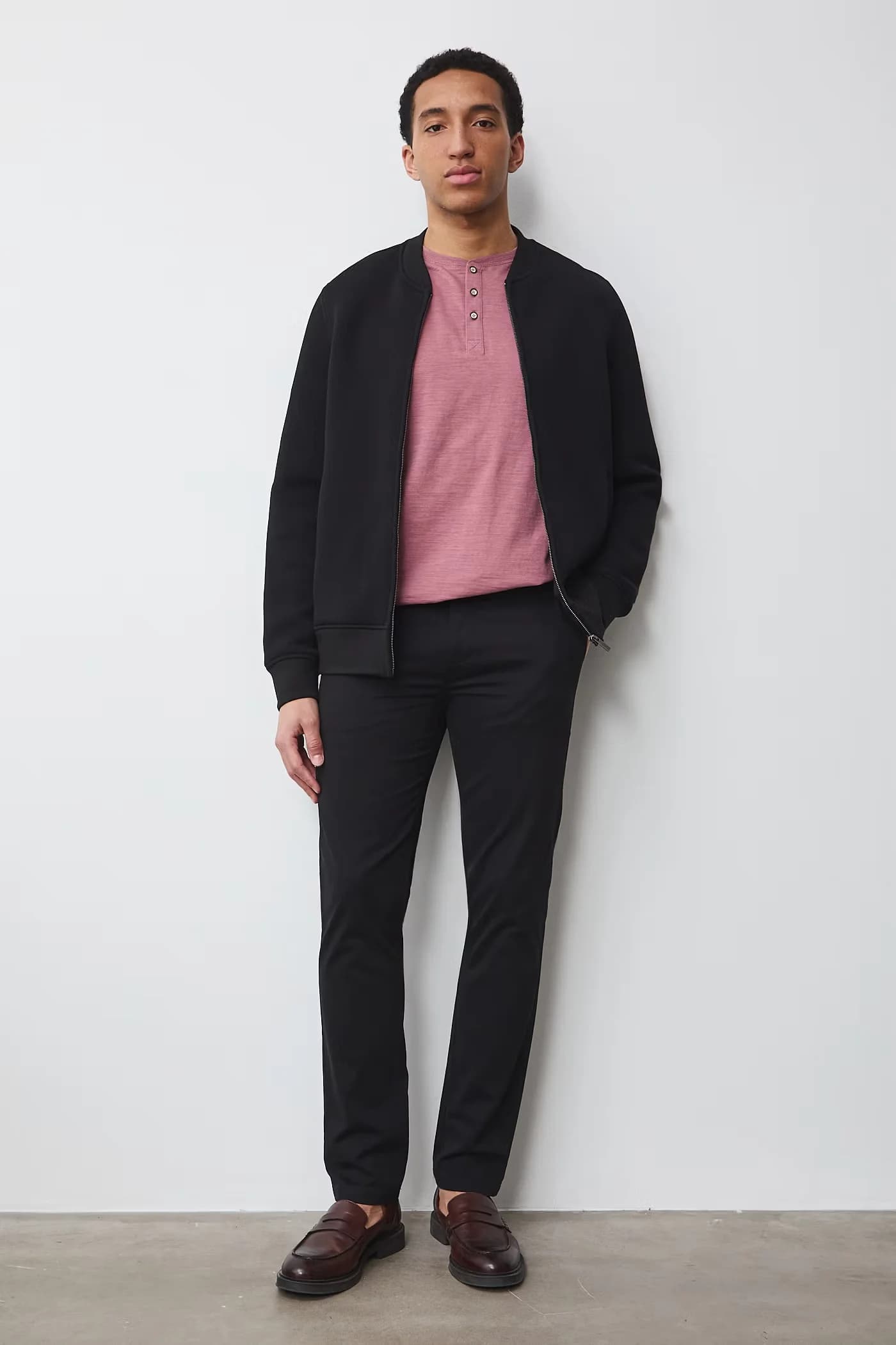 Мужские чиносы из хлопка с эластаном