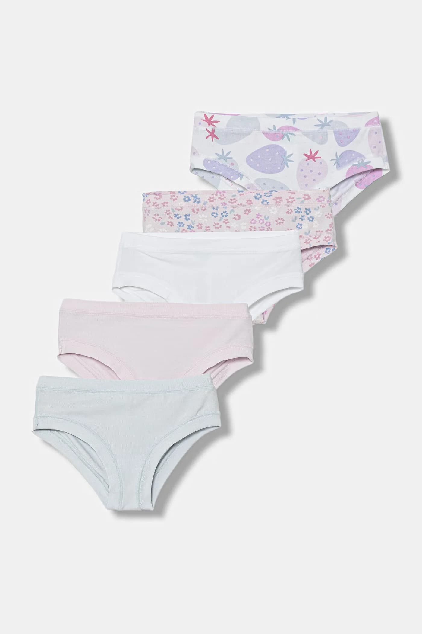 Детские трусы из хлопка с эластаном, 5 шт.