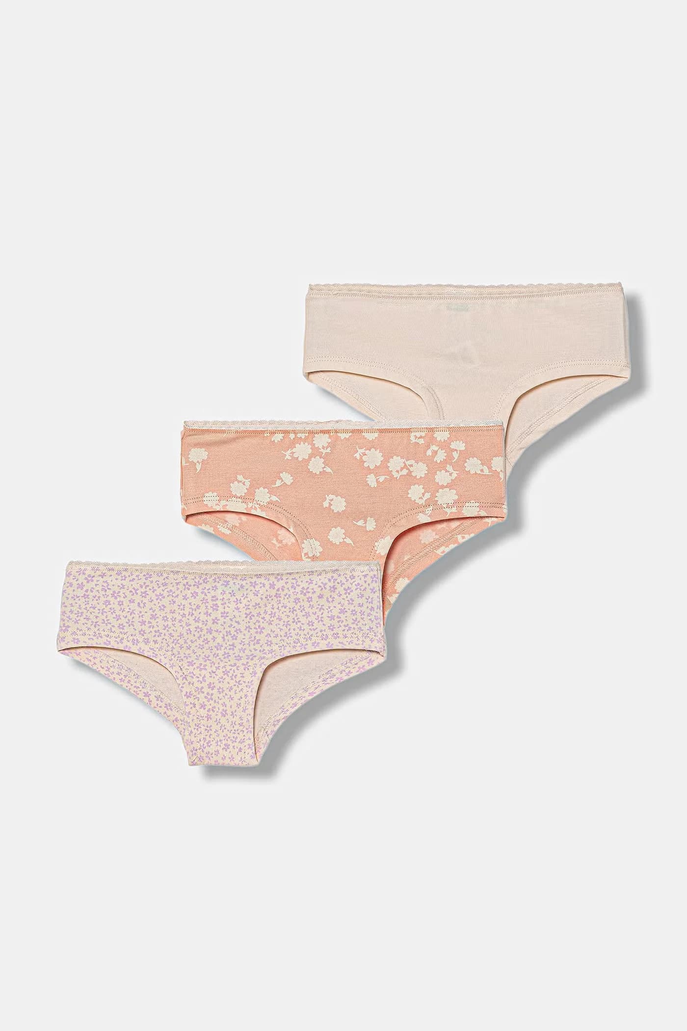 Детские трусы из хлопка с эластаном, 3 пары