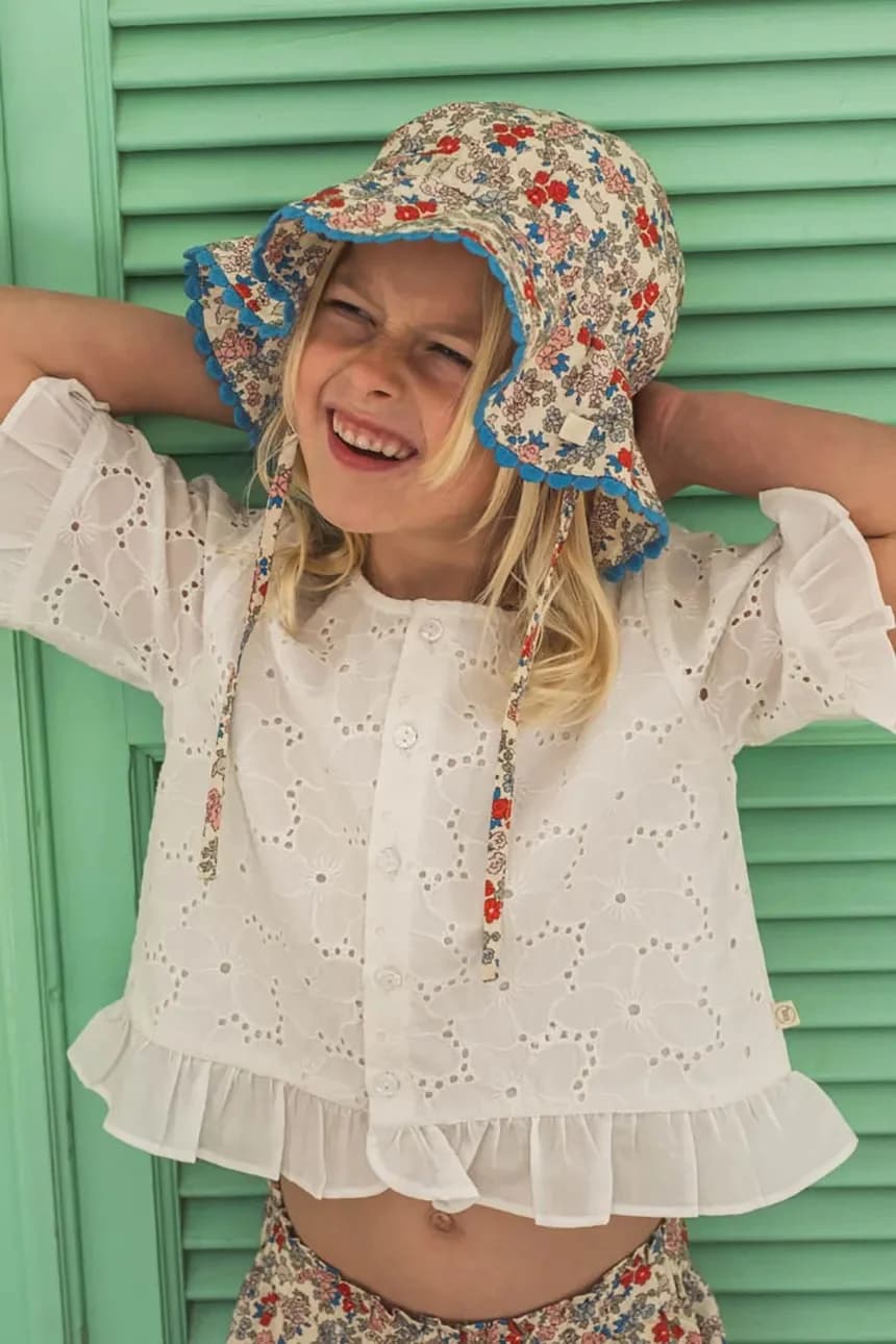 Детская хлопковая блузка Ibbi