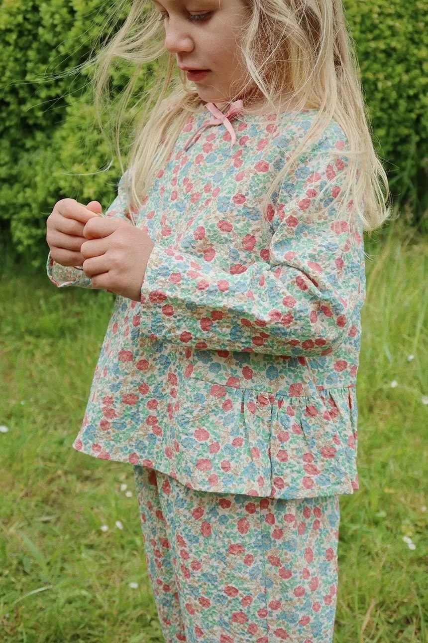 ELIN BOW BLOUSE GOTS детская блузка