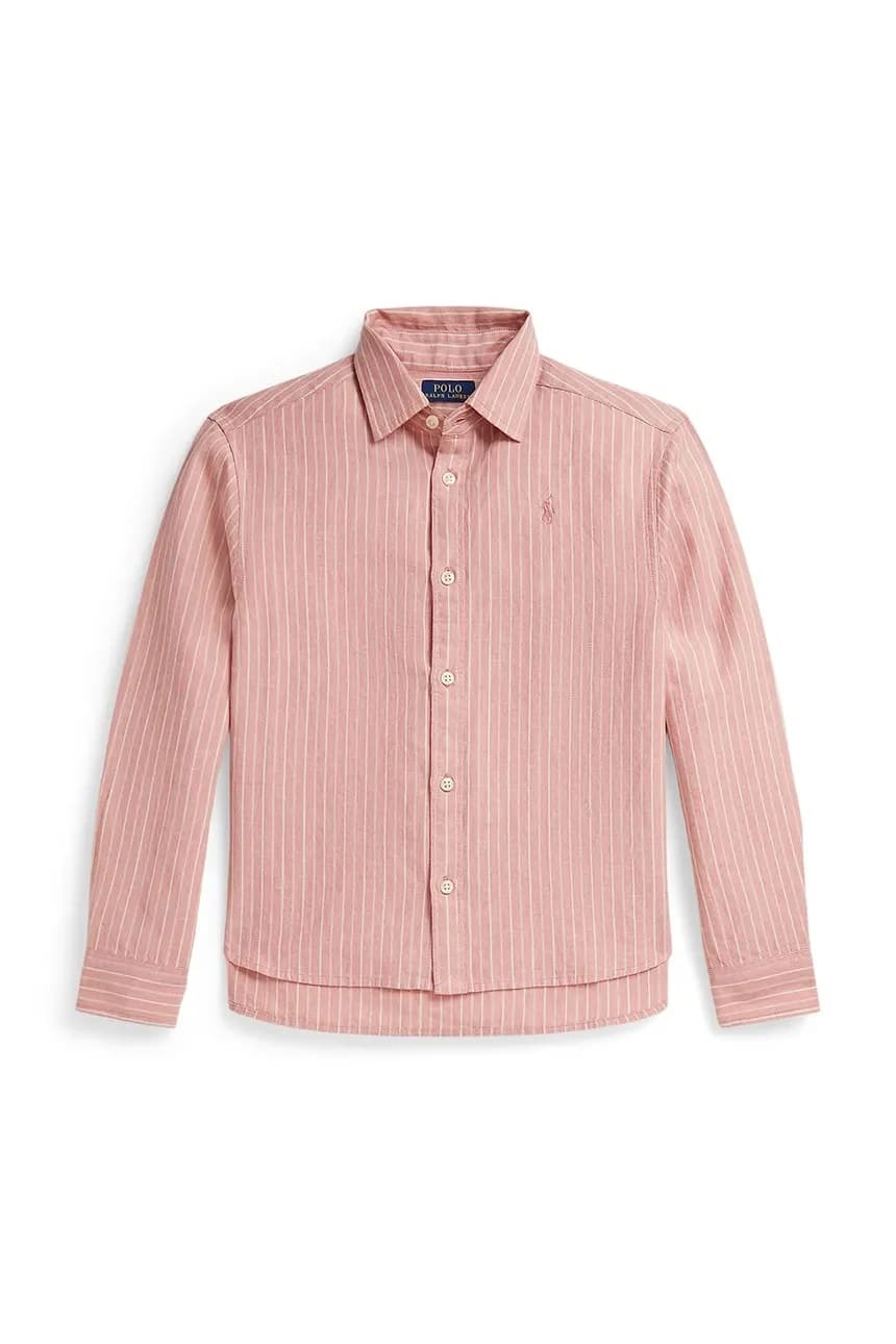 Детская рубашка с льном