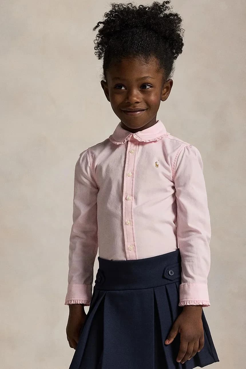 Детская хлопковая рубашка