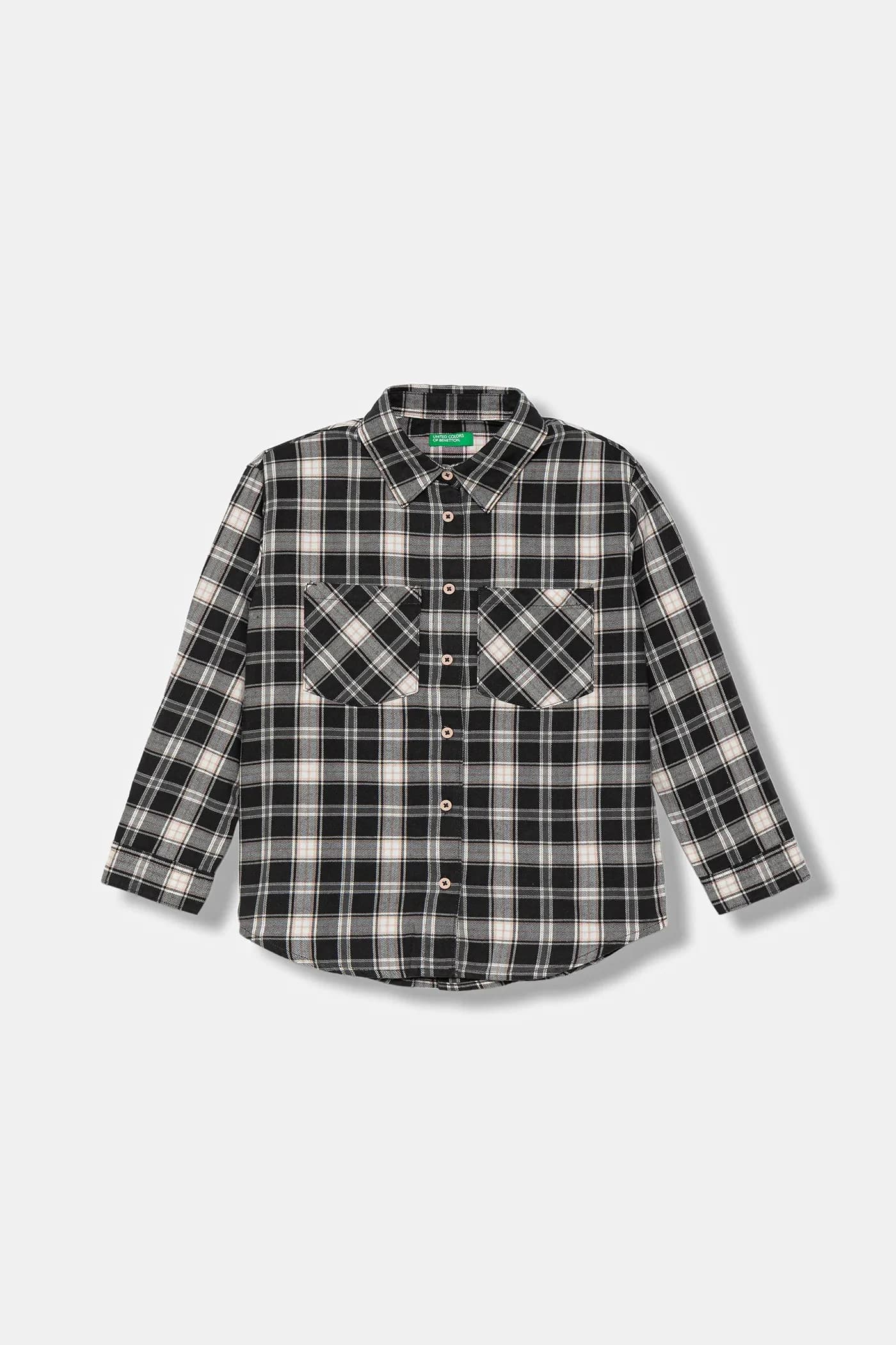 Детская хлопковая рубашка