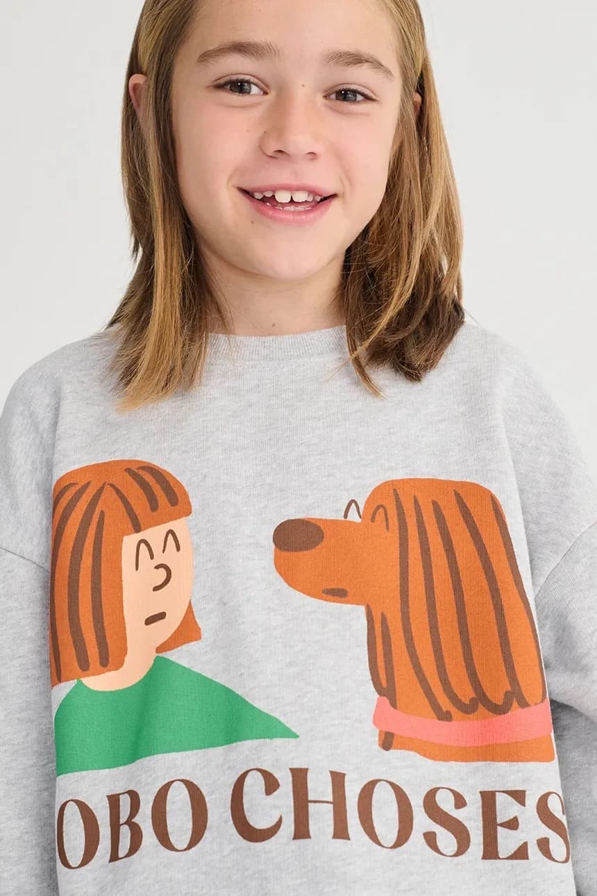 Детский хлопковый свитшот Friends in a Pickle