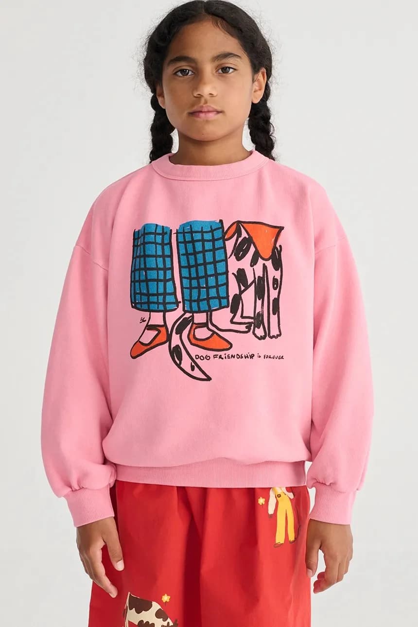 Детский хлопковый свитшот Dog Friendship