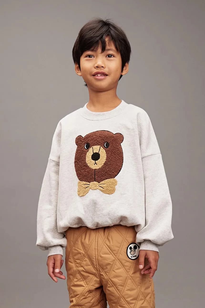 Детский хлопковый свитшот Bear