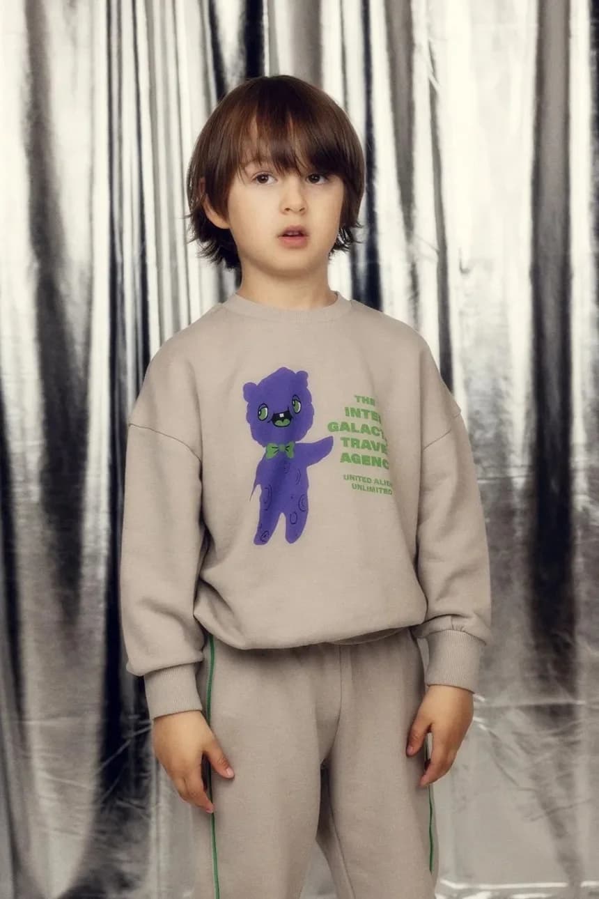 Детская хлопковая толстовка Alien Travel Agency