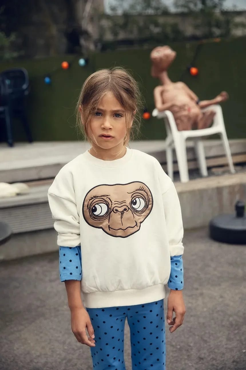 Детская хлопковая толстовка E.T.