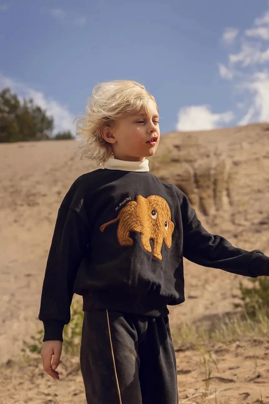 Детская хлопковая толстовка Mammoth