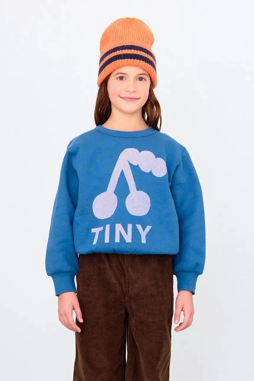Детская хлопковая толстовка CHERRY GRAPHIC SEATSHIRT