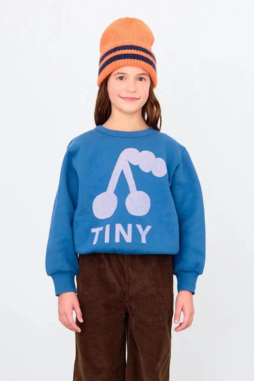 Детская хлопковая толстовка CHERRY GRAPHIC SEATSHIRT