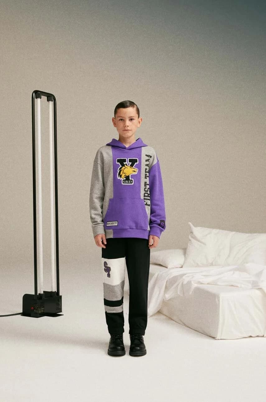 Детская хлопковая толстовка